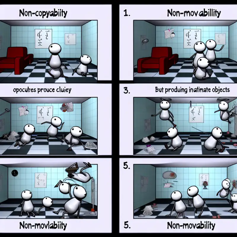 Mastering C++ Class Constraints: Enforcing Non-Copyability and Non-Movability with the Rule of Five