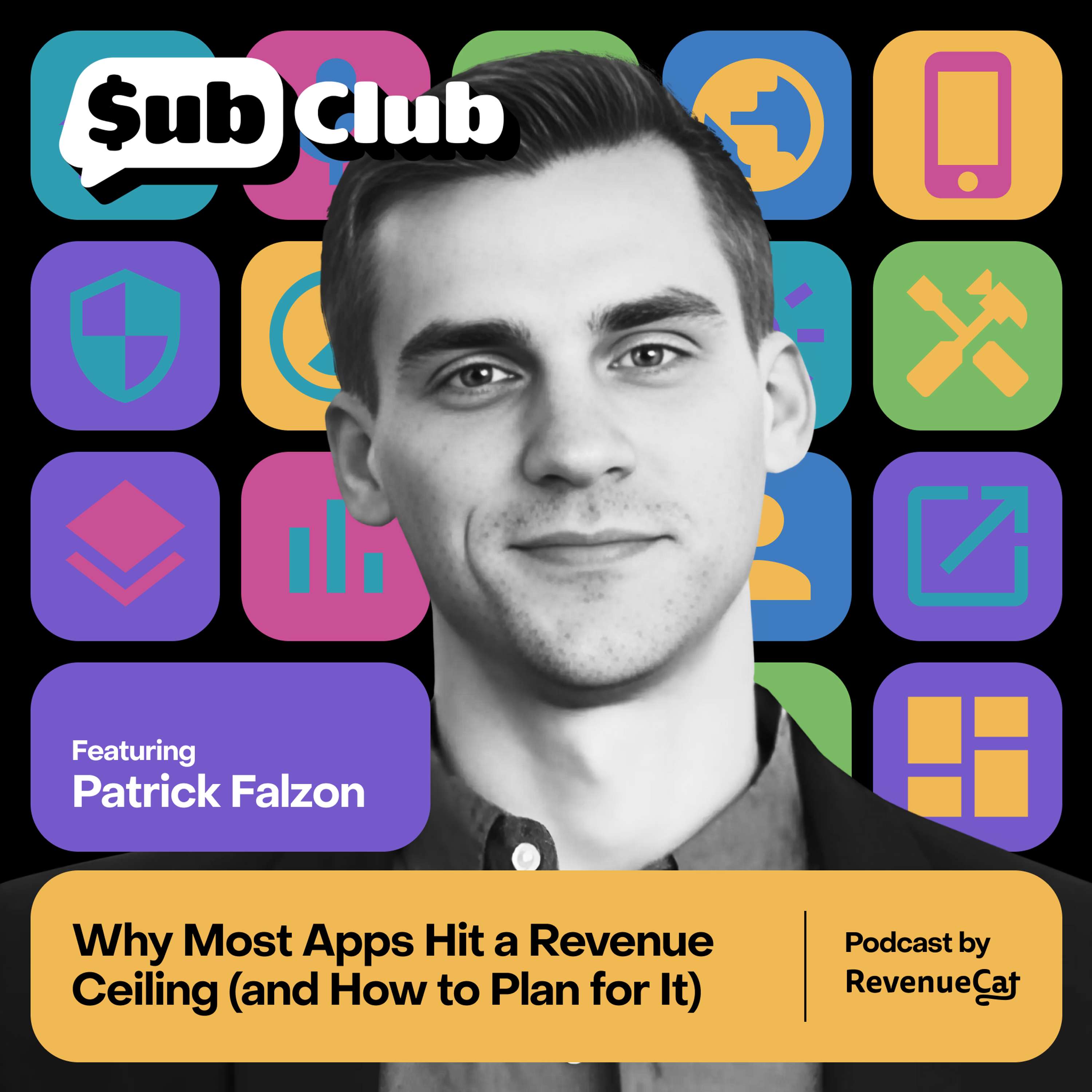 Why Most Apps Hit a Revenue Ceiling (and How to Plan for It) — Patrick Falzon, The App Shop - podcast episode cover