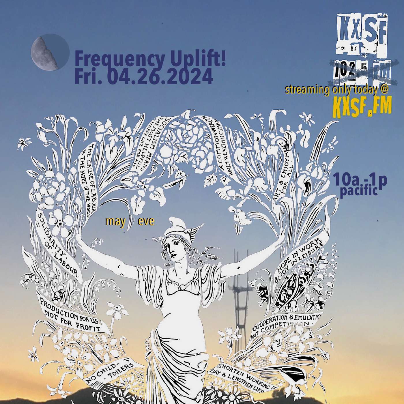 FREQUENCY UPLIFT!_FRI. 04.26.2024 … may-eve songs for the change, the turning over episode artwork