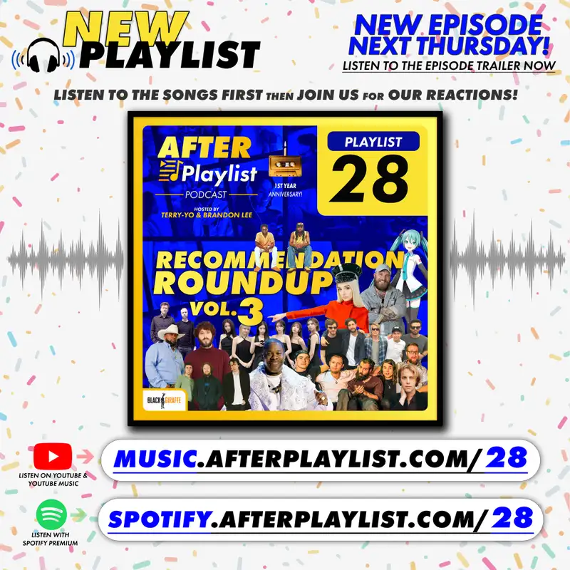 Recommendation Roundup Vol. 3 • Trailer (Listen to Playlist 28 Now)