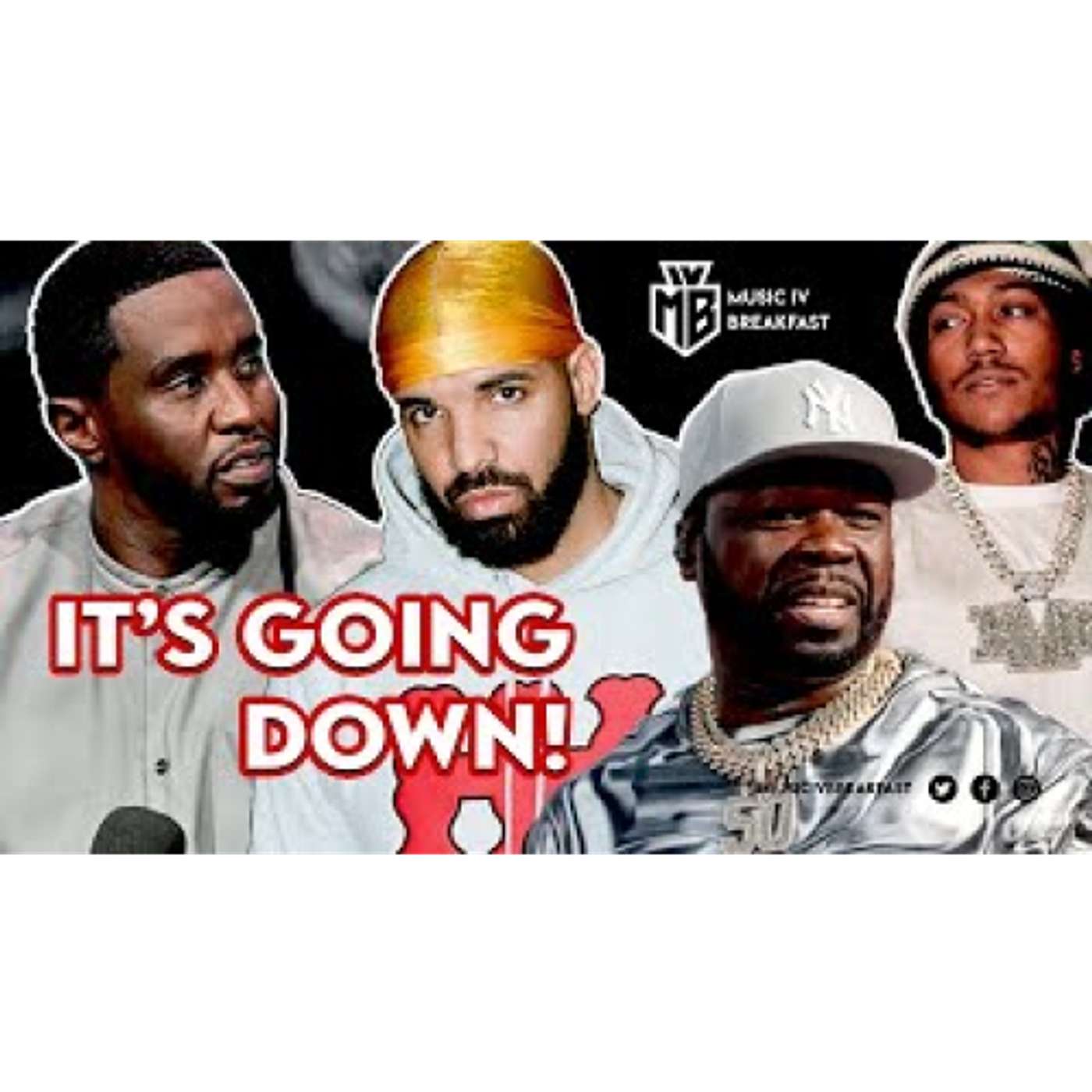 50 Cent vs. Lil Meech, Diddy's Lawyer Resigns, J. Cole's 'cLOUDS' vs. Drake? | Music IV Breakfast