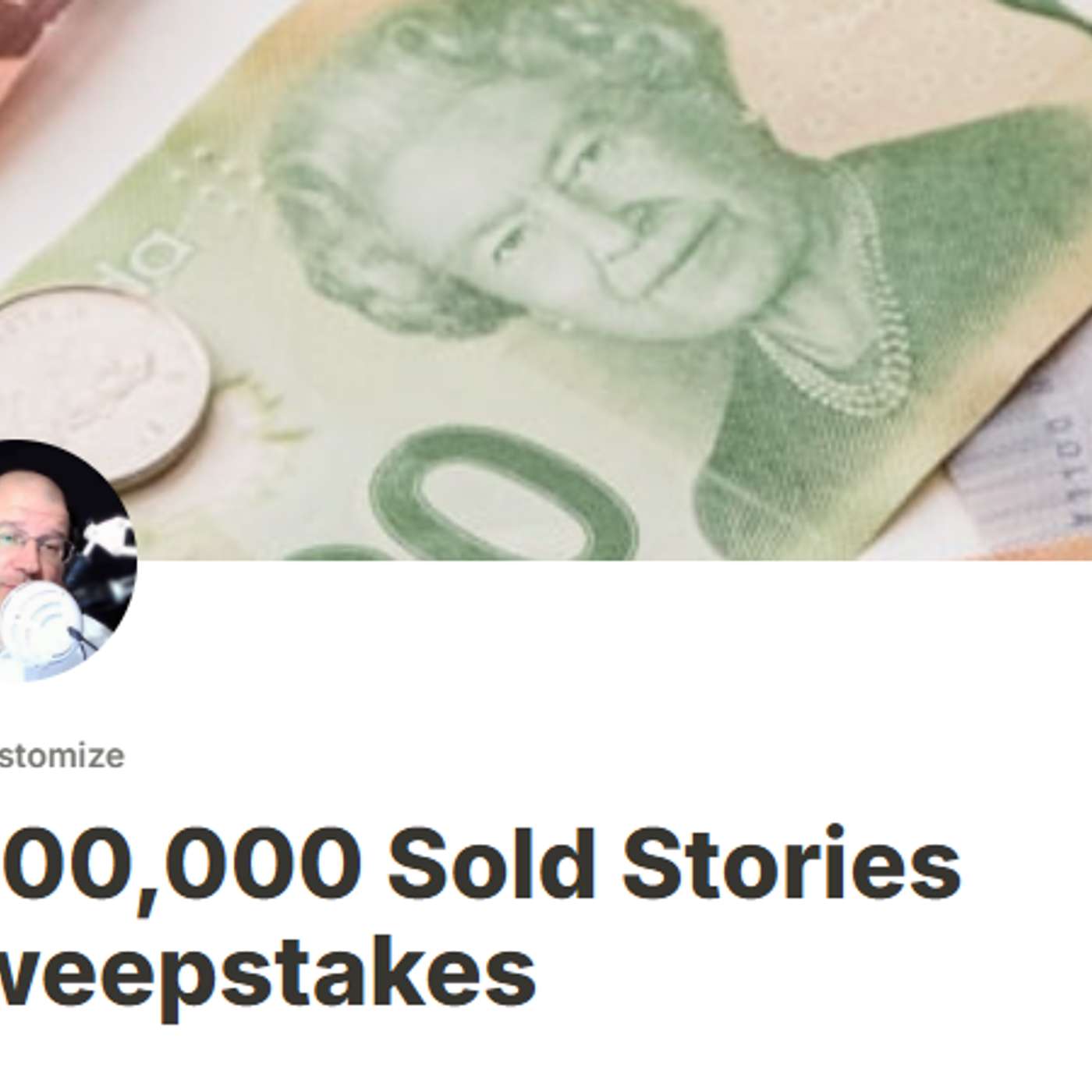 The $100,000 Sold Stories Sweeptakes (Oct 1-31, 2025)