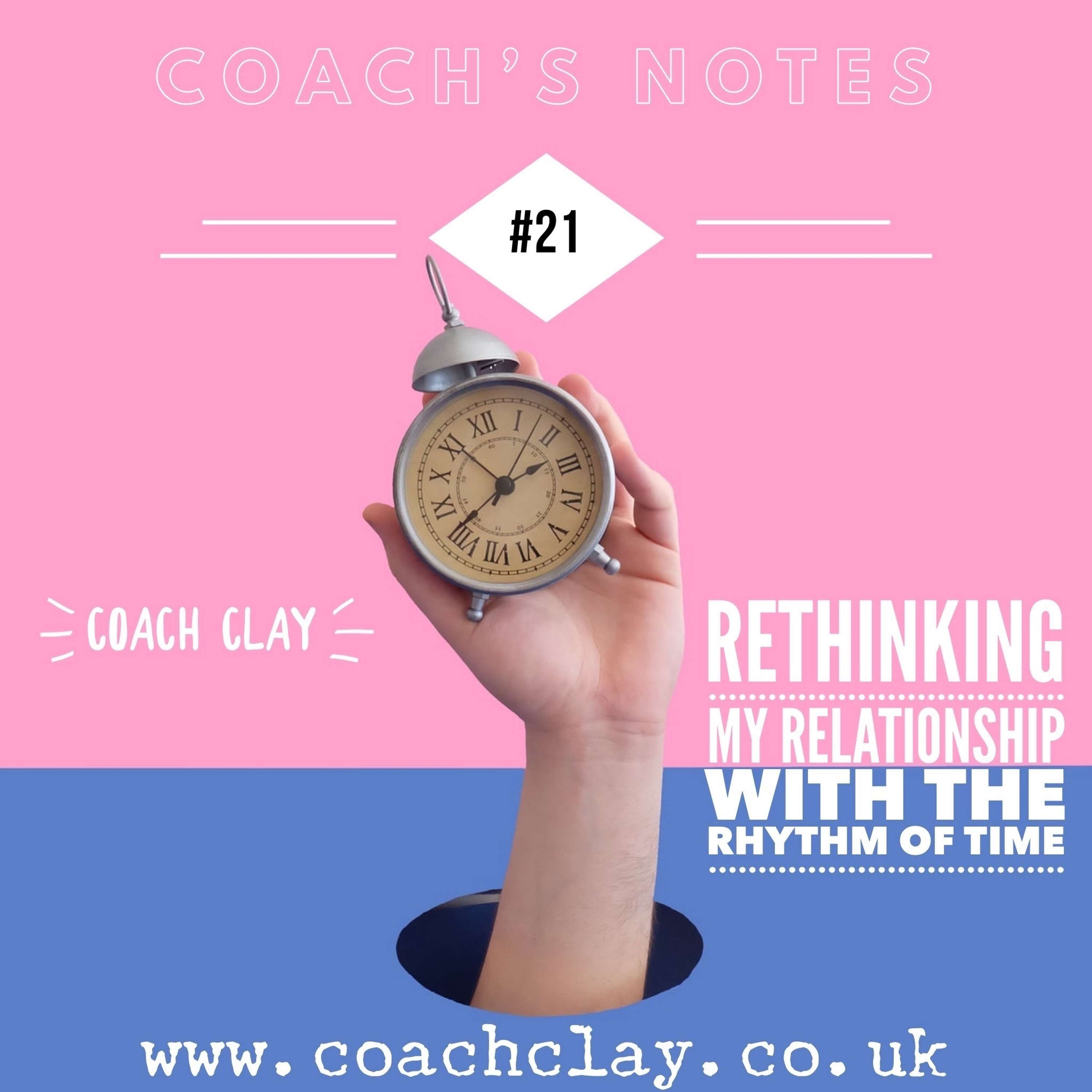 Rethinking my relationship with the rhythm of time