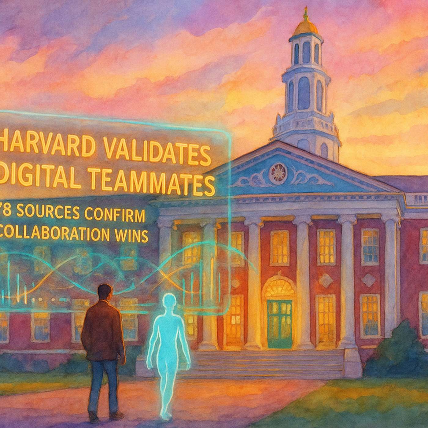 Harvard Validates Digital Teammates: 78 Academic Sources Prove Human-AI Collaboration Wins