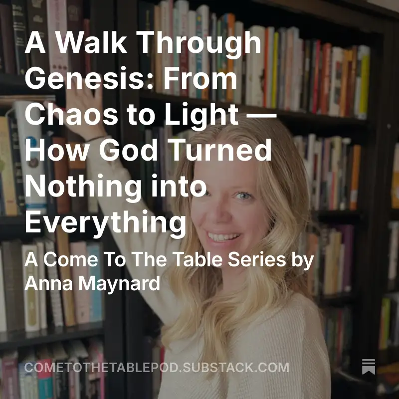 A Walk Through Genesis: From Chaos to Light — How God Turned Nothing into Everything