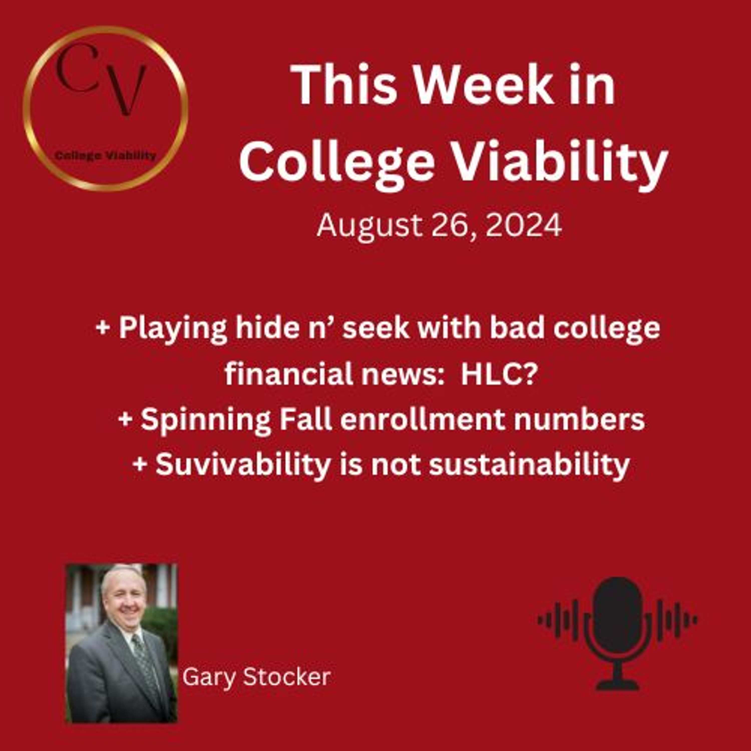 This Week In College Viability (TWICV)