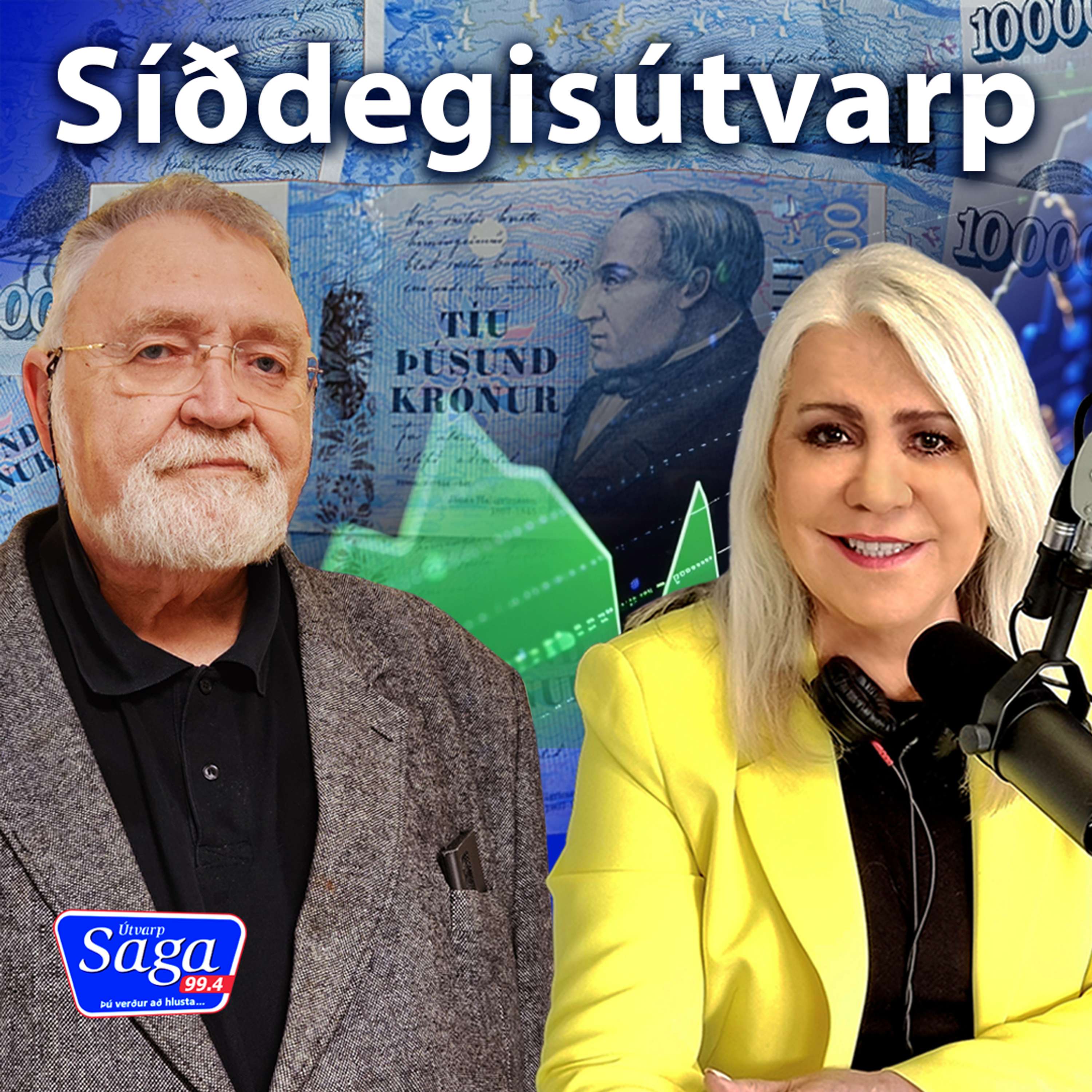 Arnþrúður Karlsdóttir ræðir við Guðmund Ólafsson hagfræðing um efnahagsmál og alþjóðleg málefni
