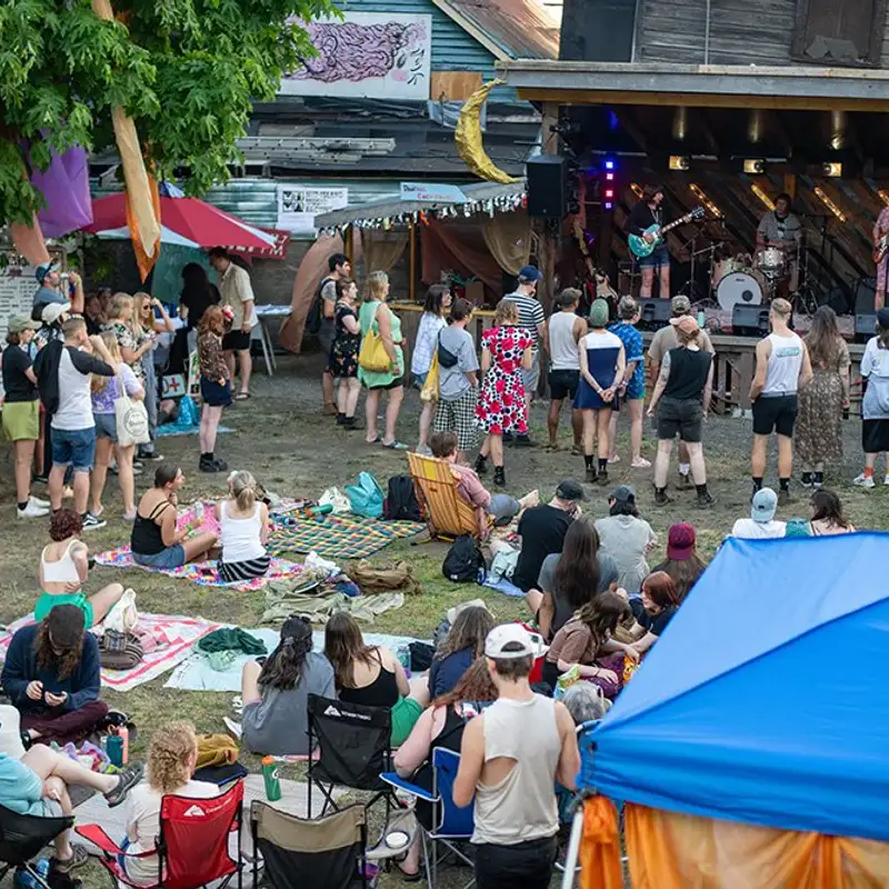Backyard Fest plays on