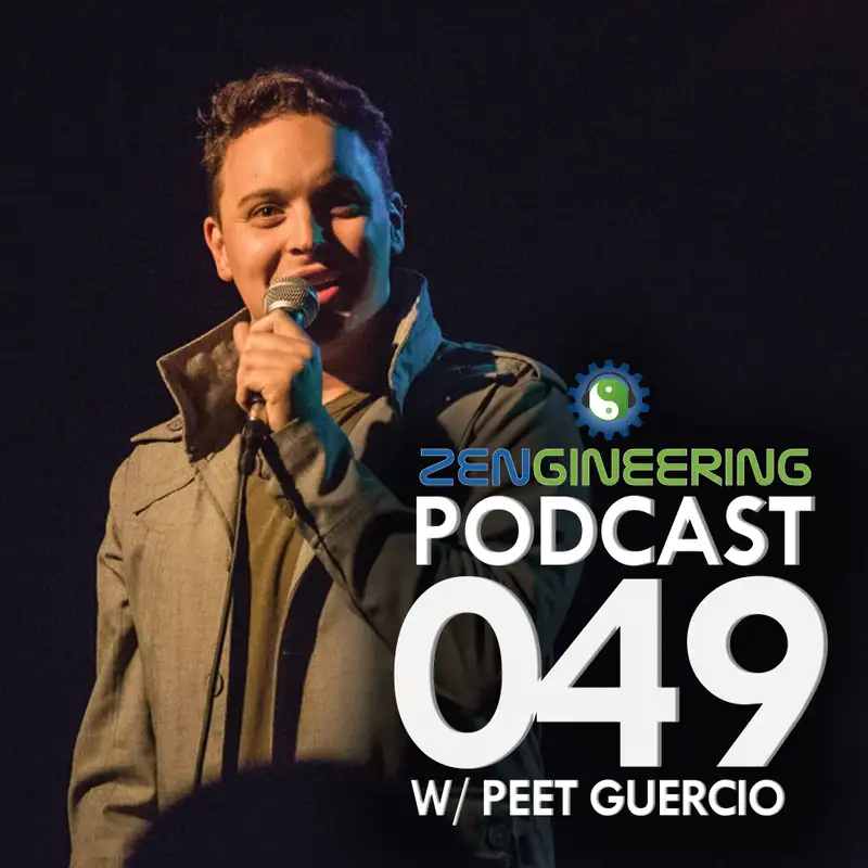 049 - with Peet Guercio - On Rap Battles, Aaron Sorkin, and Problematic Art