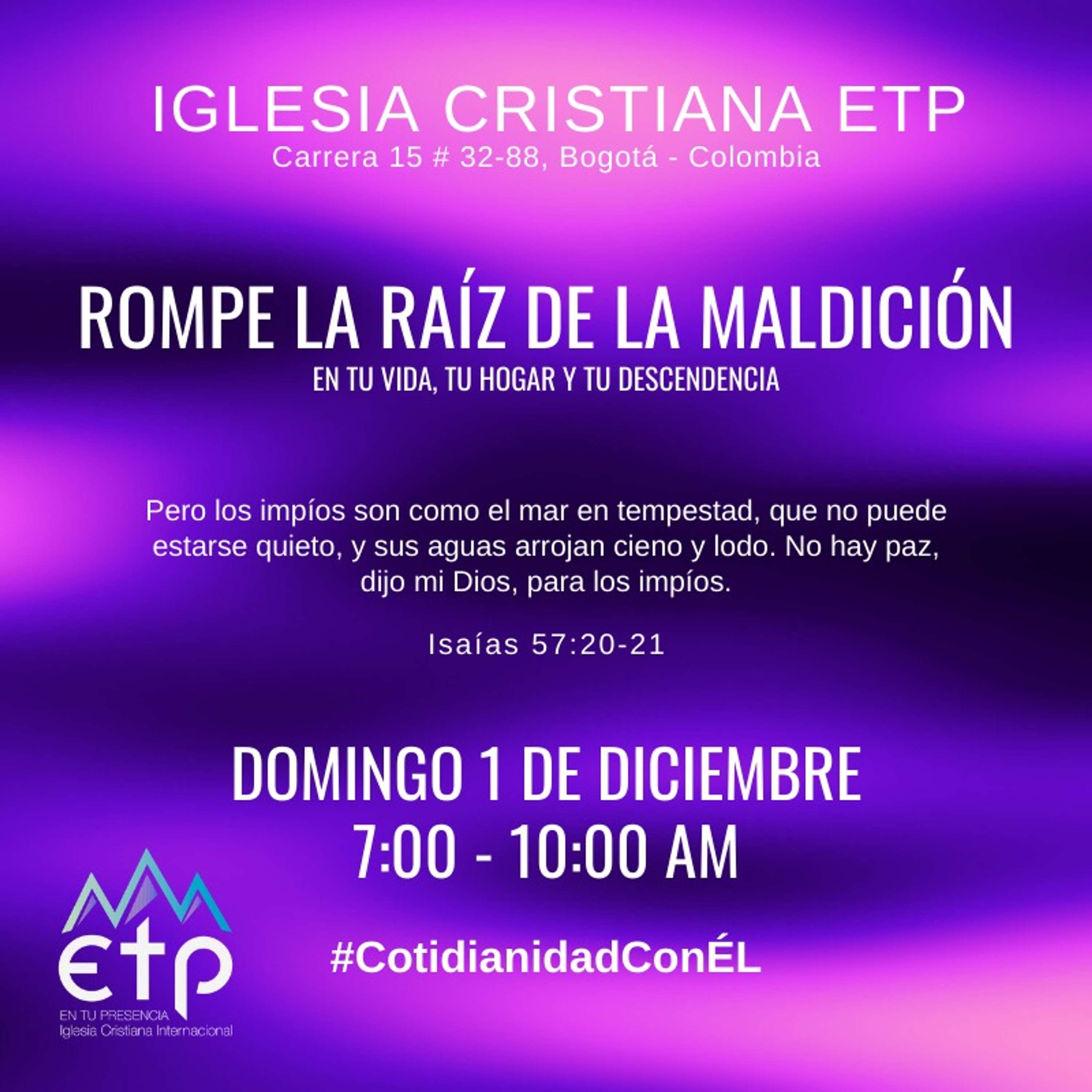 Rompe la Raíz de la Maldición en tu vida, tu hogar y tu descendencia