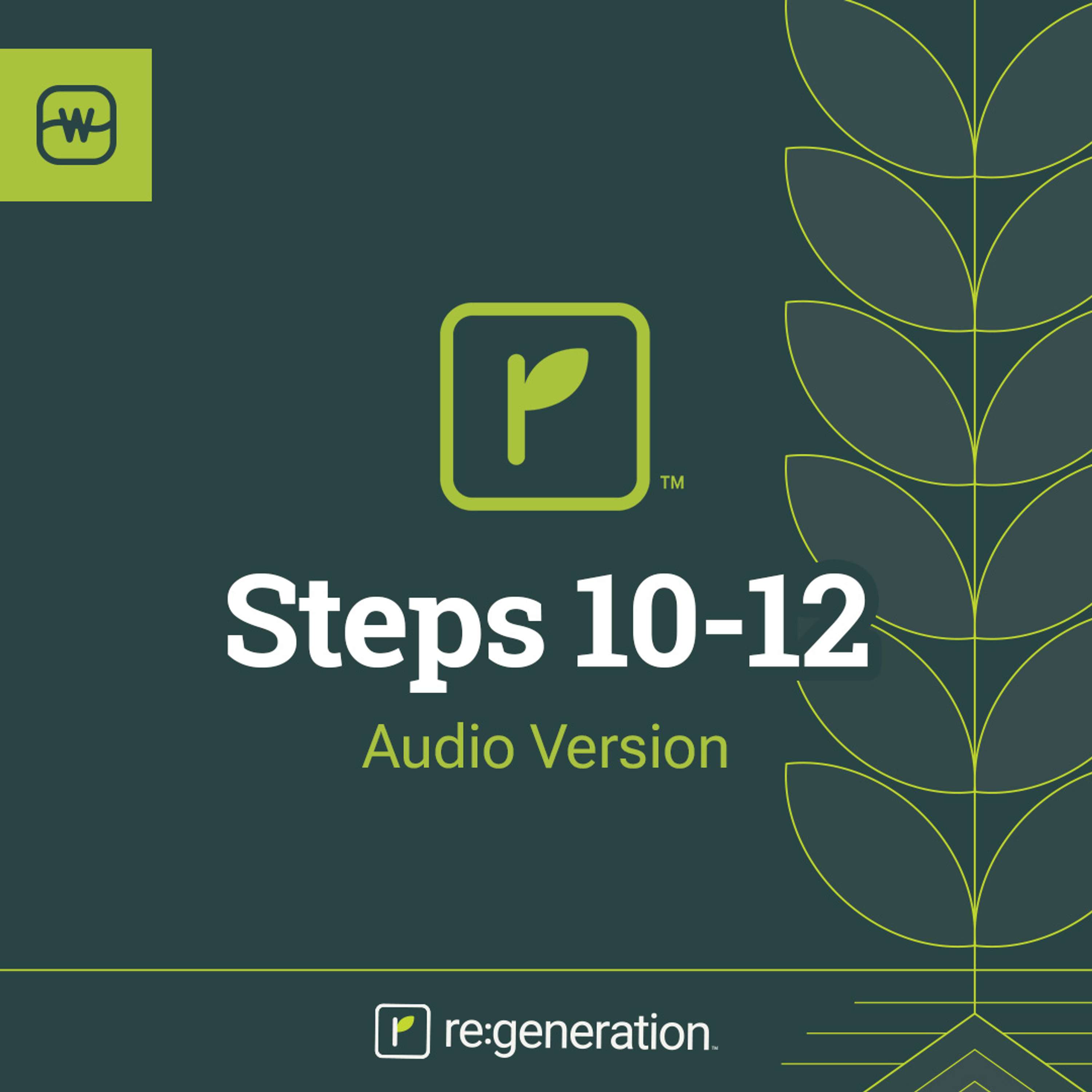 re:generation Steps 10-12