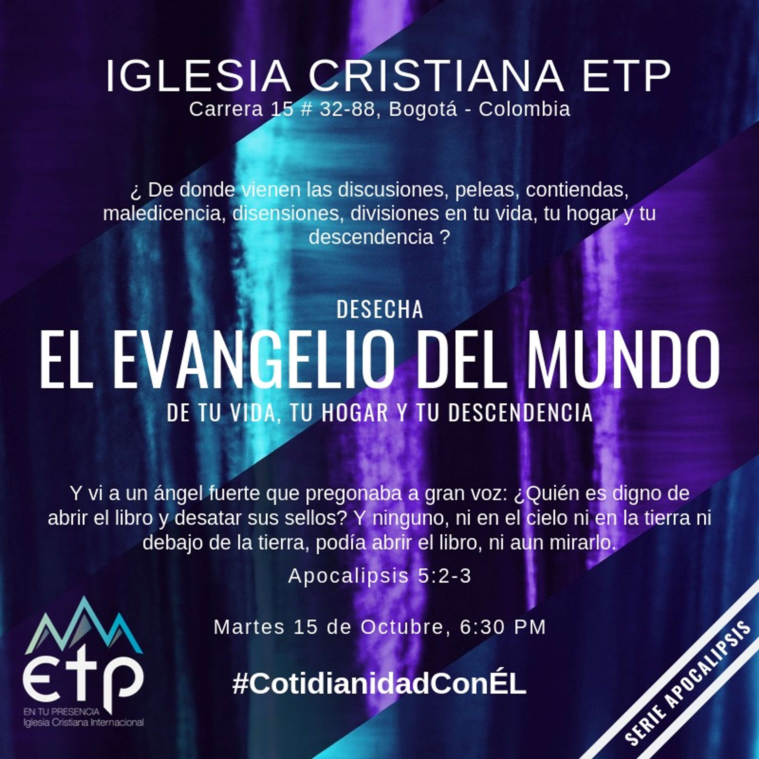 Desecha el evangelio del mundo de tu vida, tu hogar y tu descendencia