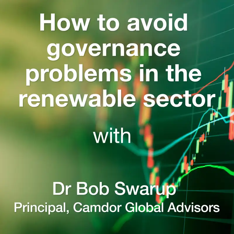 How to avoid governance problems in the renewable sector