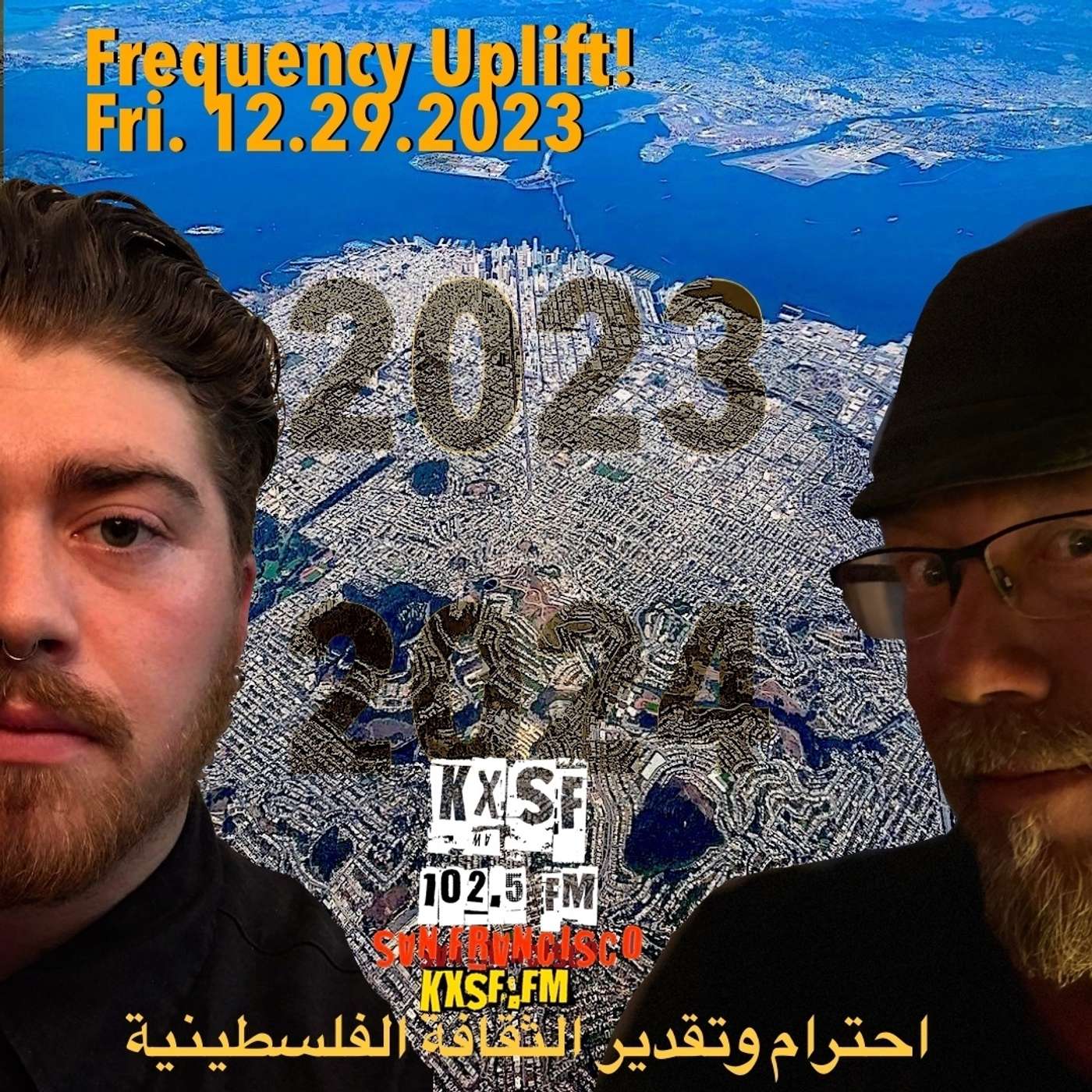 FREQUENCY UPLIFT! Fri. 12.29.2023_turn of the year best-of's, w/ the intergenerational soundclash episode artwork