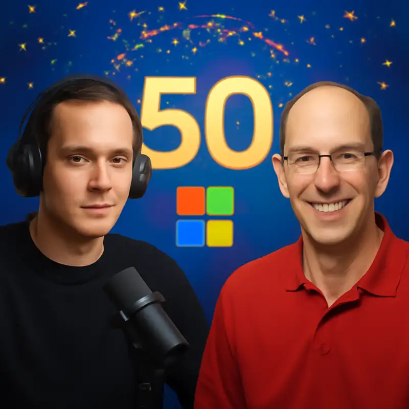 Celebrating 50 Years of Microsoft: A Journey Through Developer Tools with Scott Guthrie