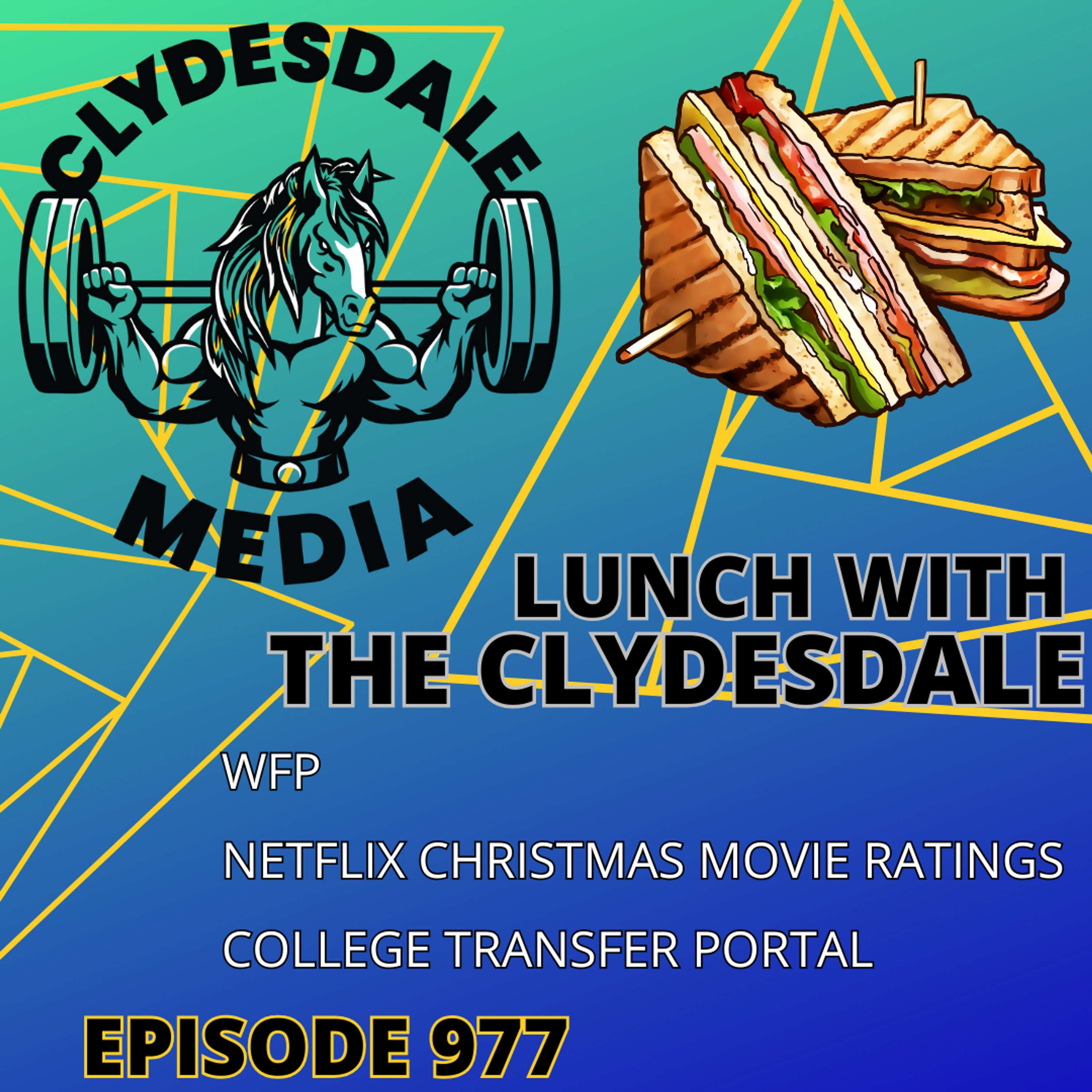 Lunch with the Clydesdale - Let's kick this off with a bang!