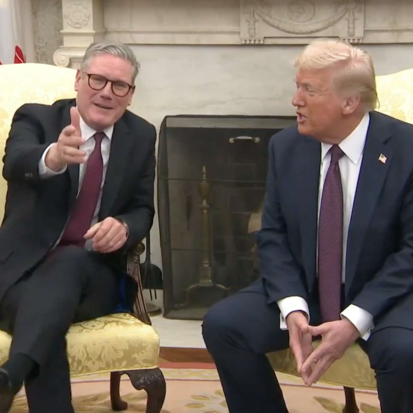 President Trump Hosts UK Prime Minister Keir Starmer at the White House. episode artwork