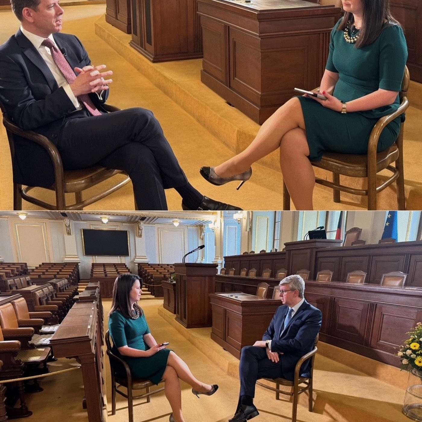 Sněmovní mimořádné schůze, jednání o obraně, půl roku do voleb (29. 3. 2025) HOST: Jan Skopeček  /ODS/ a Karel Havlíček  /ANO/