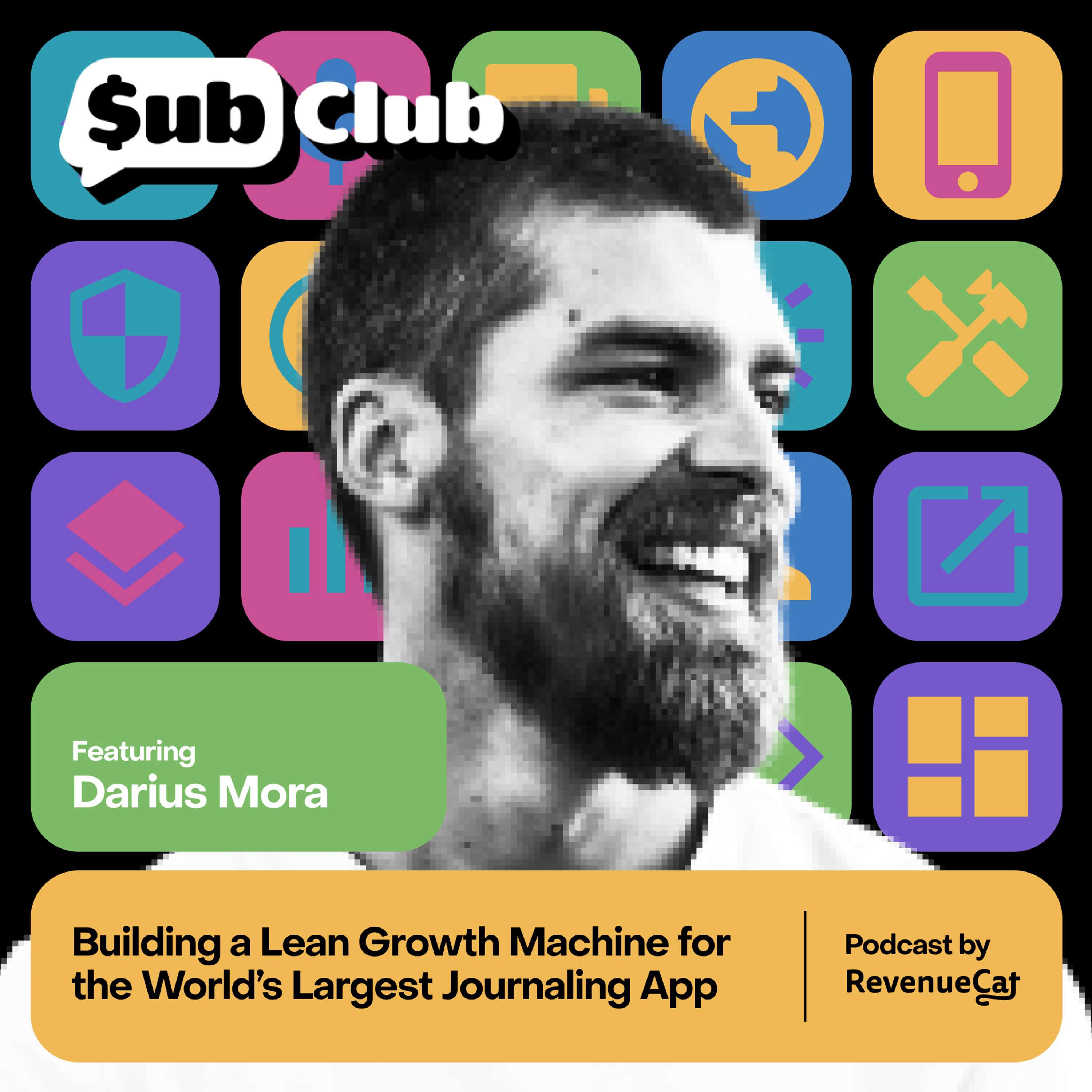 Building a Lean Growth Machine for the World’s Largest Journaling App — Darius Mora, Reflectly - podcast episode cover