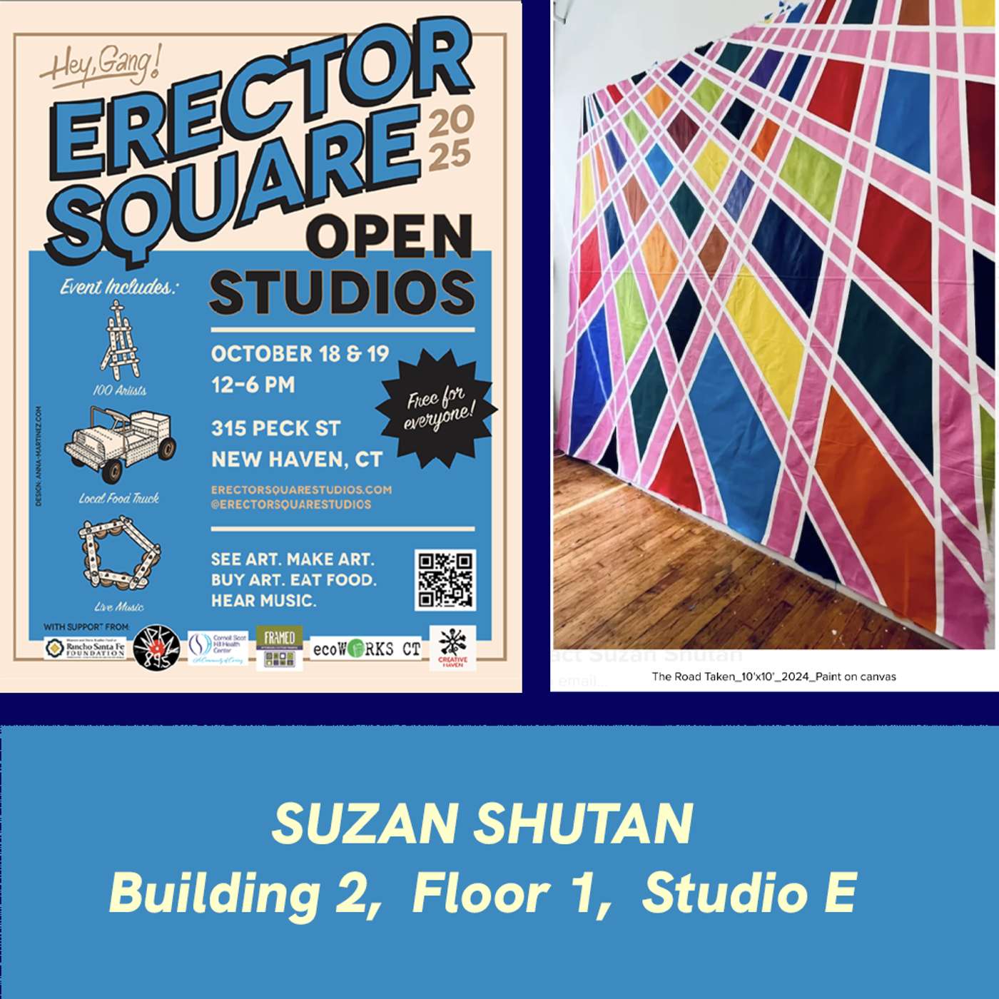 Erector Square Open Studios 2025—Interview with Artist Suzan Shutan