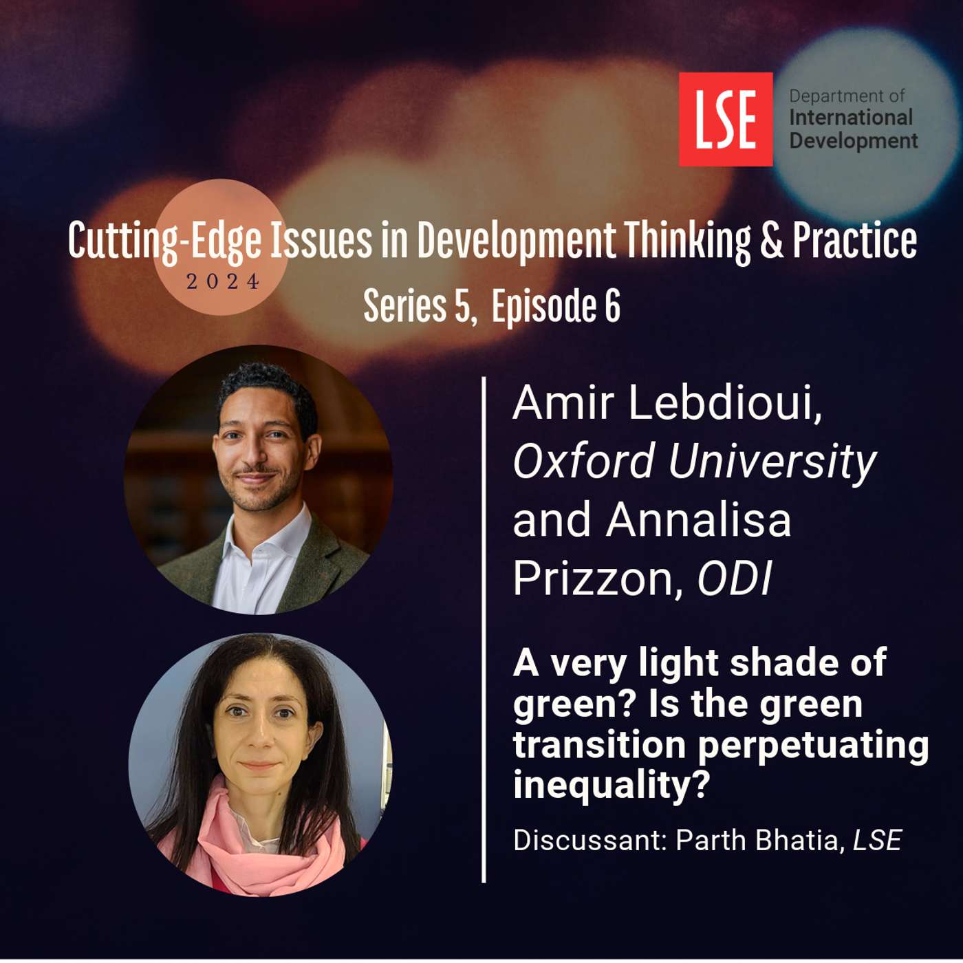 S6, E6 A very light shade of green? Is the green transition perpetuating inequality?