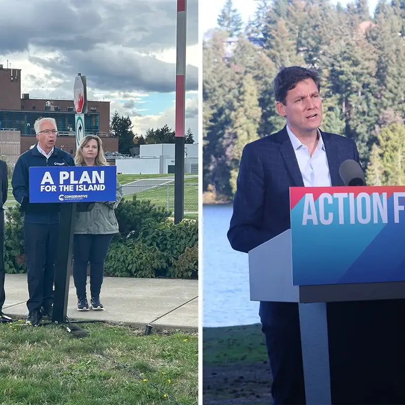 Eby and Rustad make healthcare promises days before Election Day