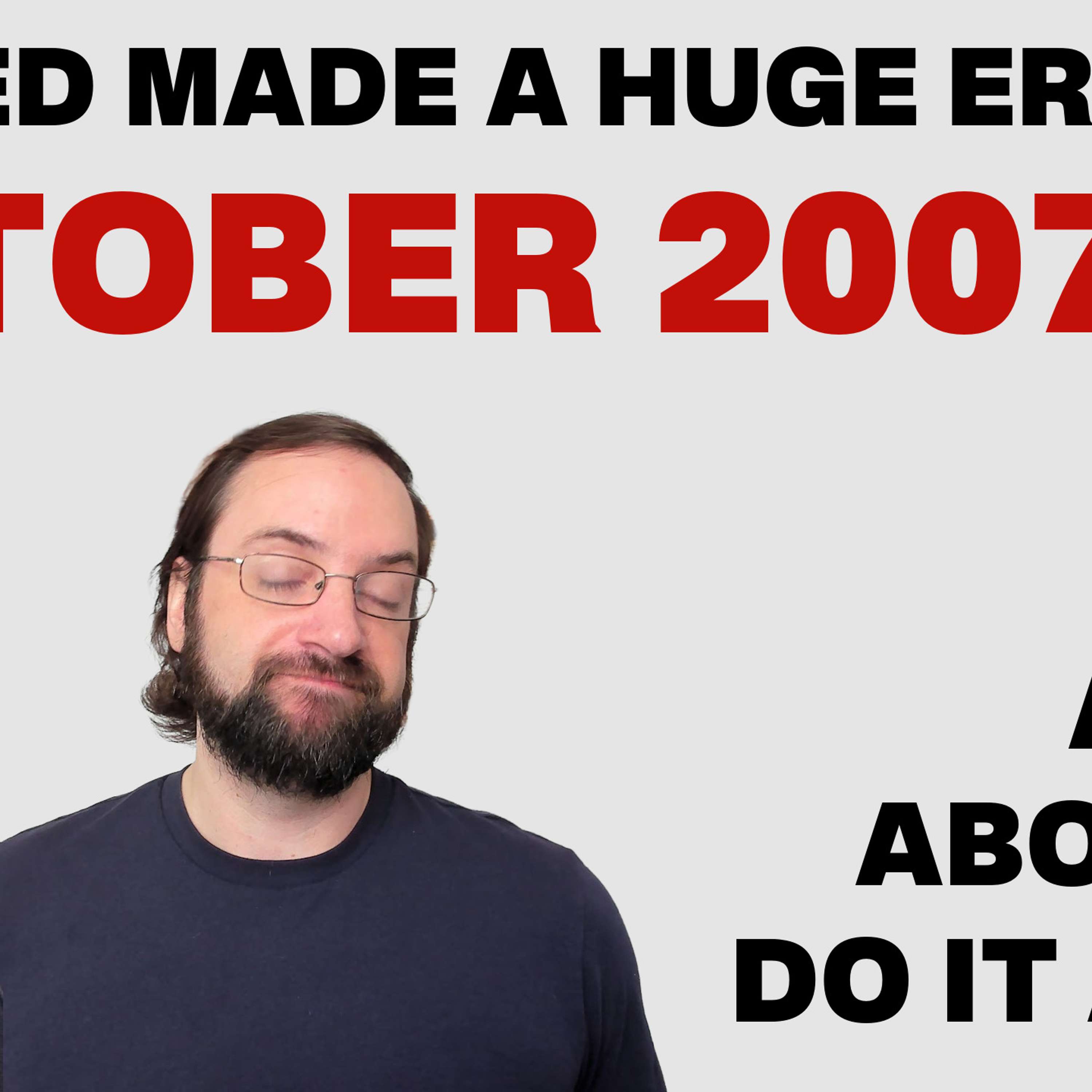 Way too many uncomfortably close parallels between Oct '07 and Oct '22 to ignore like we're told to.