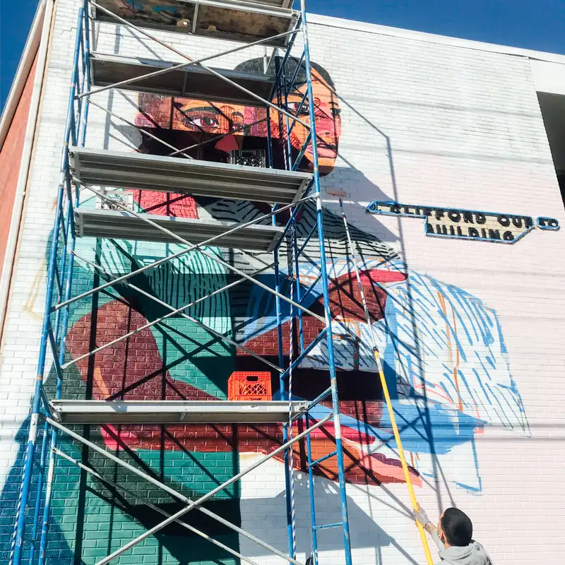 Morgan Udoh - BR Walls Project - MLKFest 2022