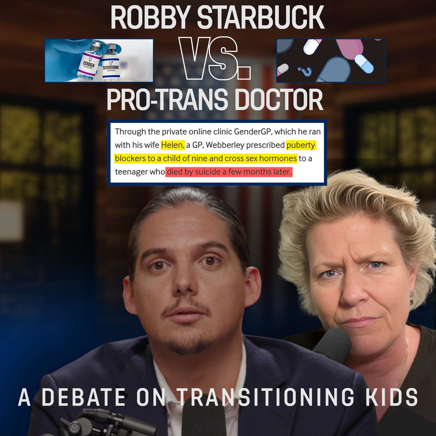 Robby Starbuck Vs. Pro Trans Doctor: Debate On Child Transitions!