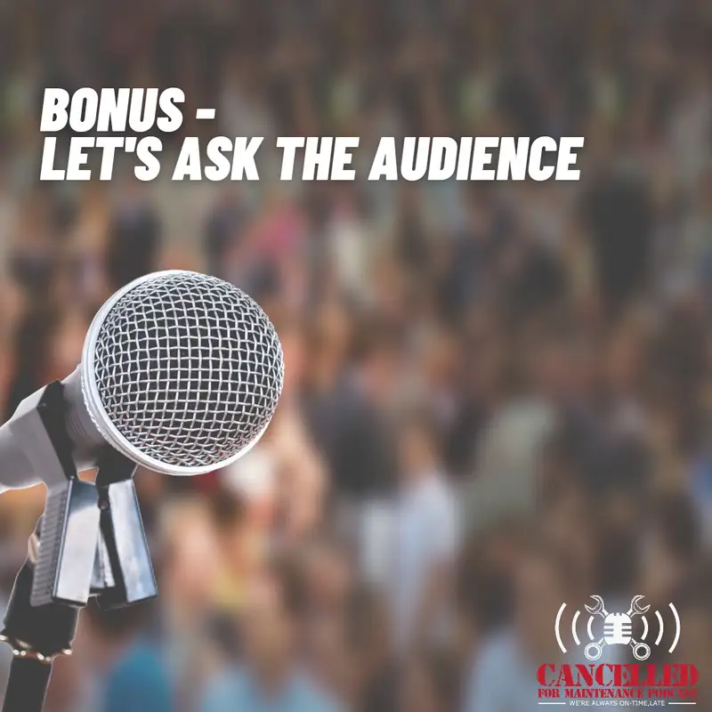Bonus - Let's Ask the Audience