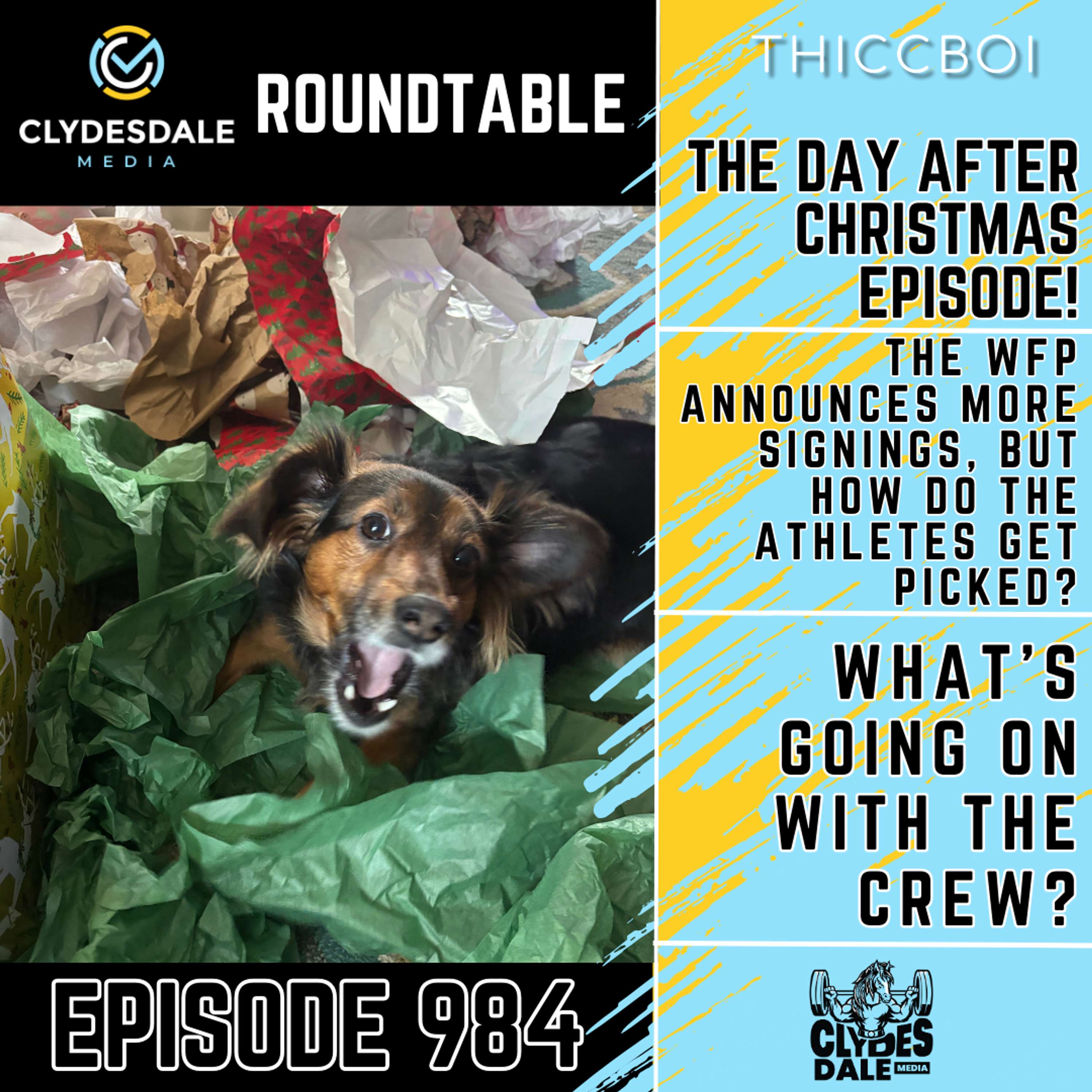 Clydesdale Media Roundtable - The WFP are now Talking!
