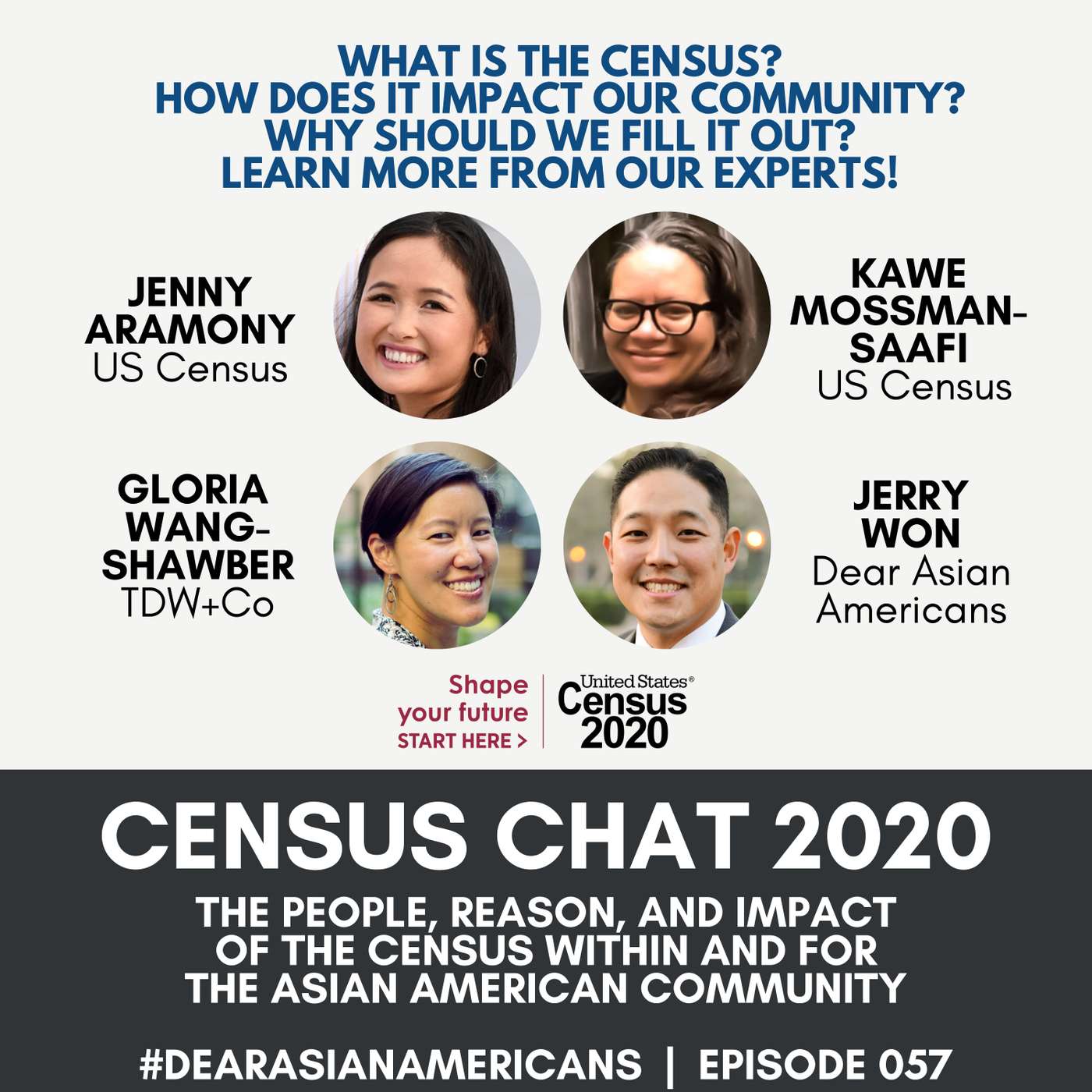 057 // Dear Asian Americans, Let's Fill Out The Census episode artwork