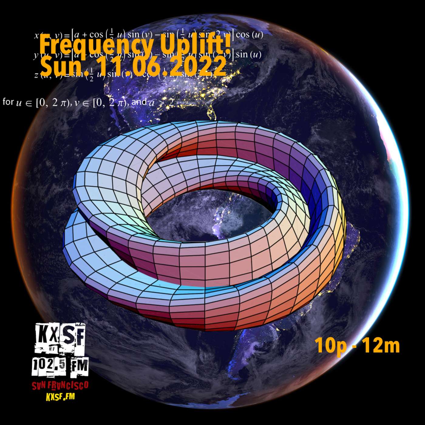 FREQUENCY UPLIFT ! SUN. 11.06.2022 > …  topological sound turning into itself. episode artwork