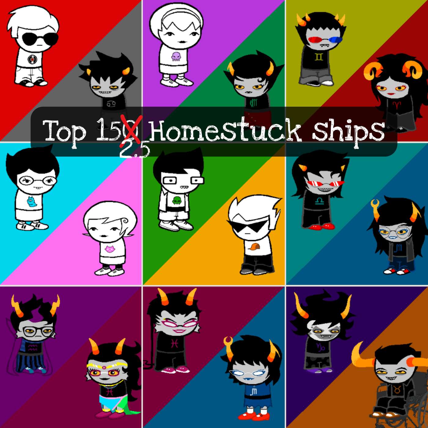 Ranking AO3's top 150 Homestuck Ships (Plus 2 more for fun)