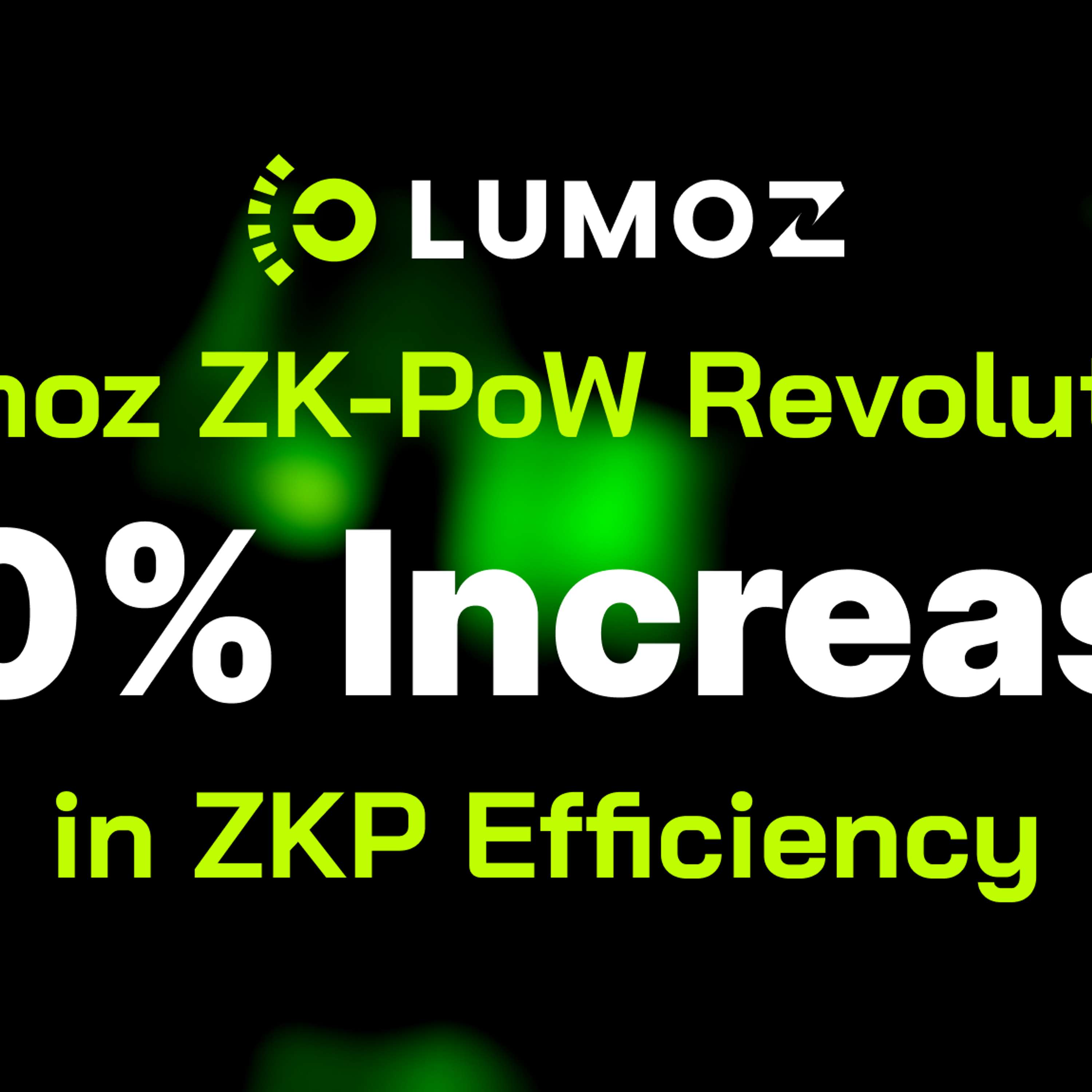 Lumoz: Leading ZK-PoW Algorithm, ZK Computation Efficiency Improved by 50%