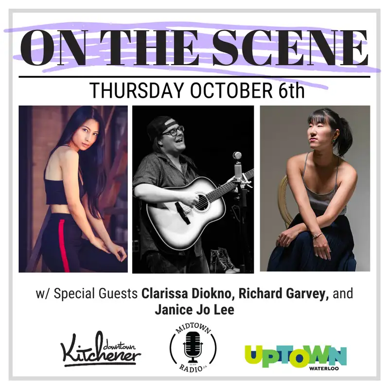 October 6, 2022: Clarissa Diokno, Janice Jo Lee, & Richard Garvey are dropping NEW TUNES all over the place! LIVE @ Uptown Waterloo