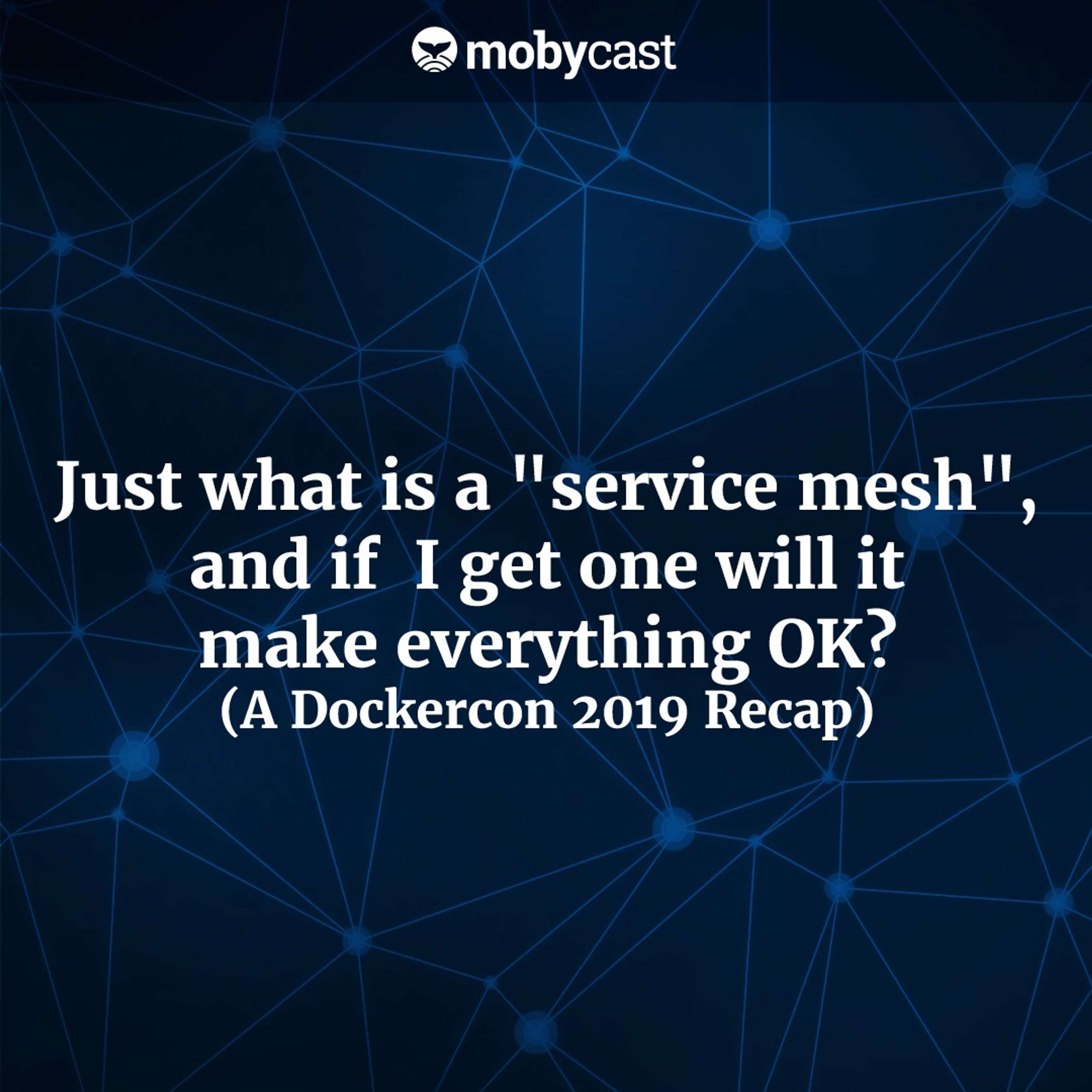 Just What is a "Service Mesh", and If I Get One Will It Make Everything OK? (A Dockercon 2019 Recap)