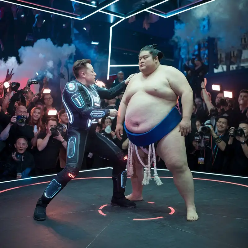 #0177 - The Rise of Sumo-Defying Elon Musk - 03/25/2025