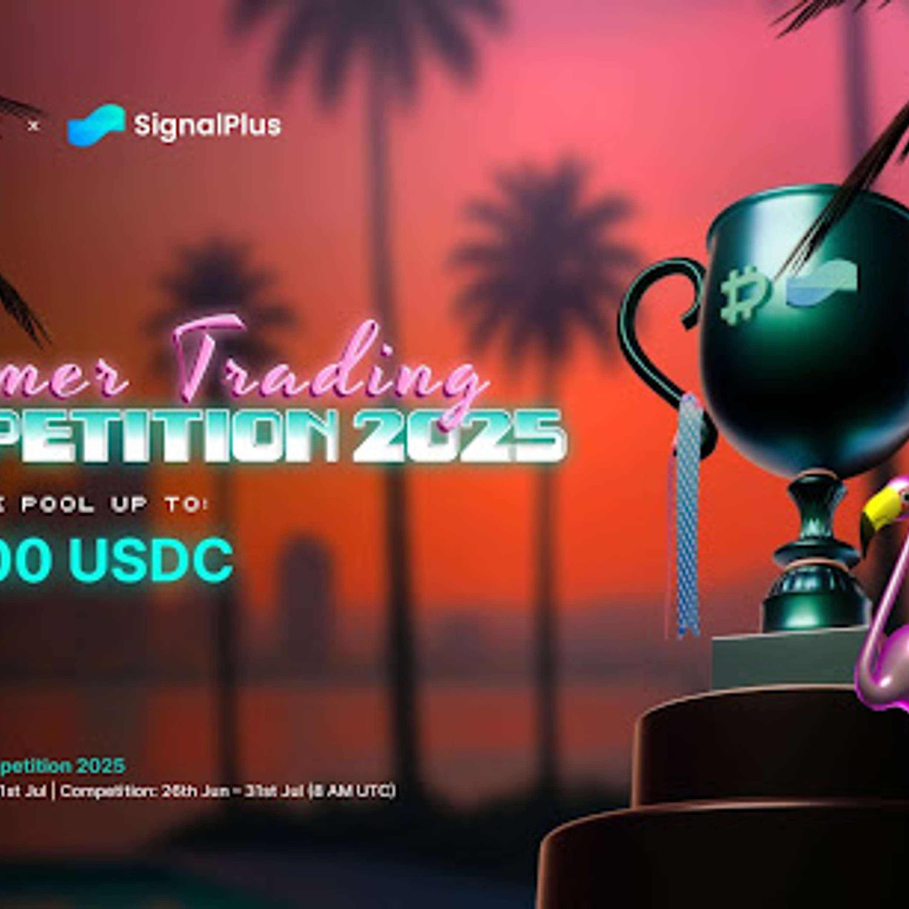 Deribit And SignalPlus Launch “The Summer Chase” Trading Competition With a $300,000 USDC Prize Pool
