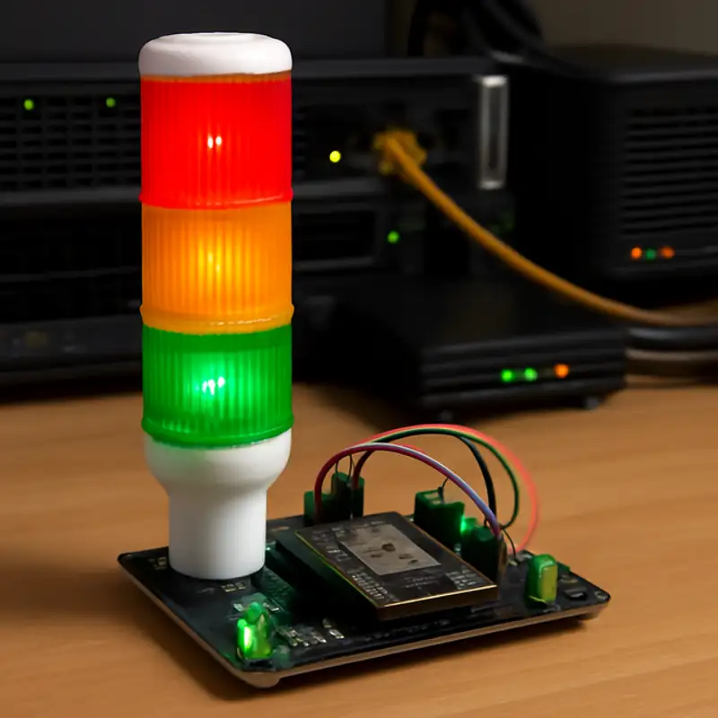 Illuminating Your Lab: Creating a Custom Status Beacon with ESP32
