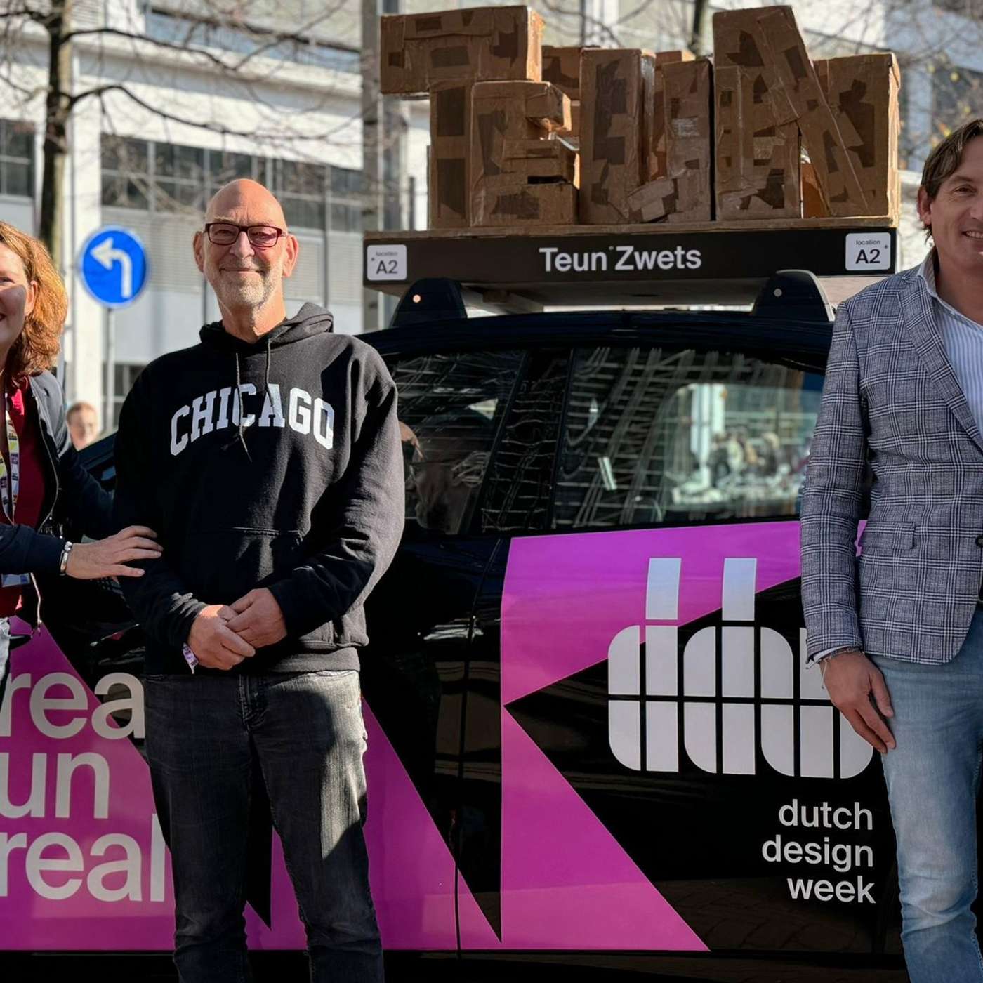 Vanaf de Dutch Design Week met partnership manager Marga Groot-Zwaaftink en Jos van den Bergh (XPENG)