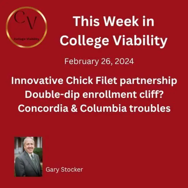 This Week in College Viability (TWICV) for Feb 26 2024