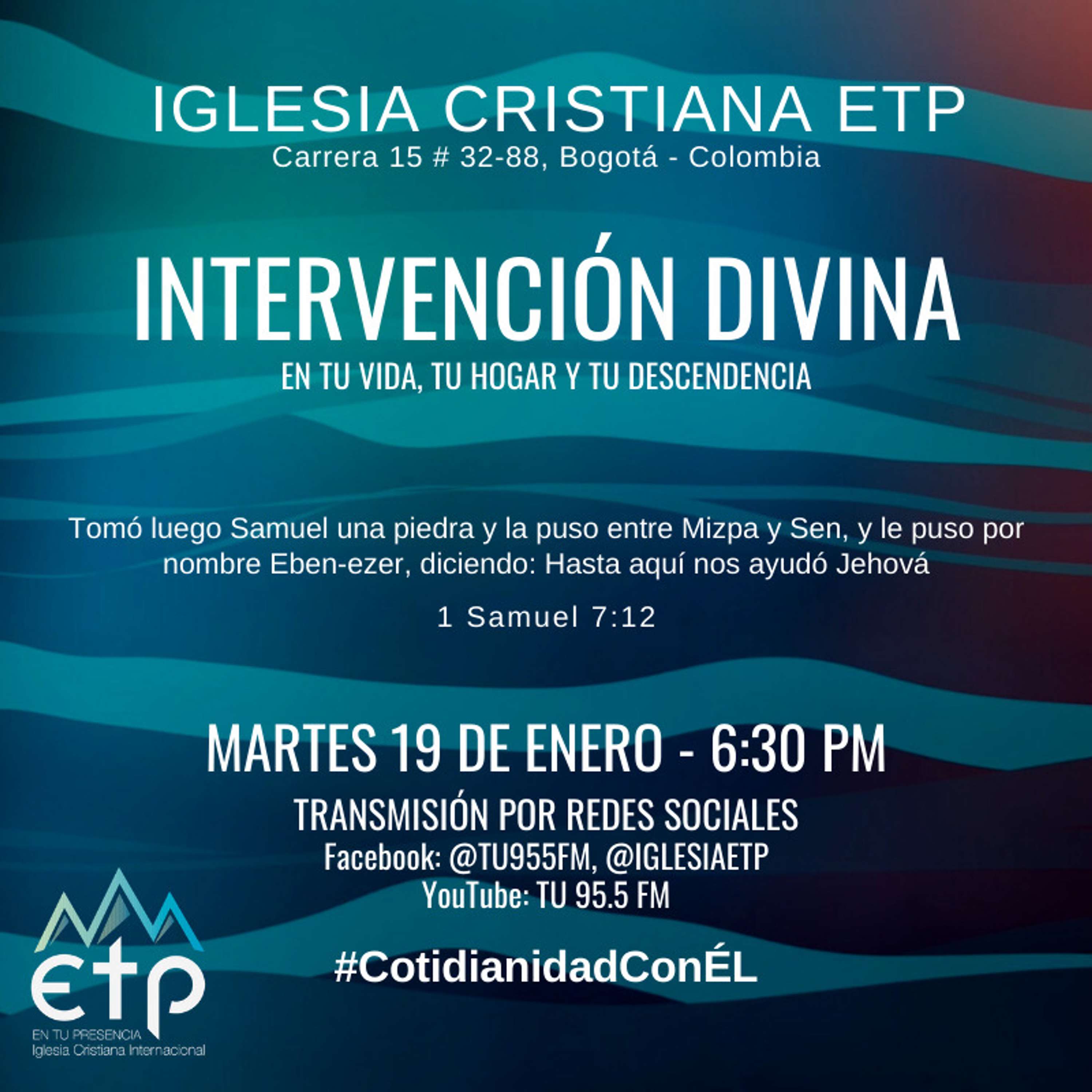 Charlas Pastores Luis Salas y Jeannette Noguera, Iglesia ETP