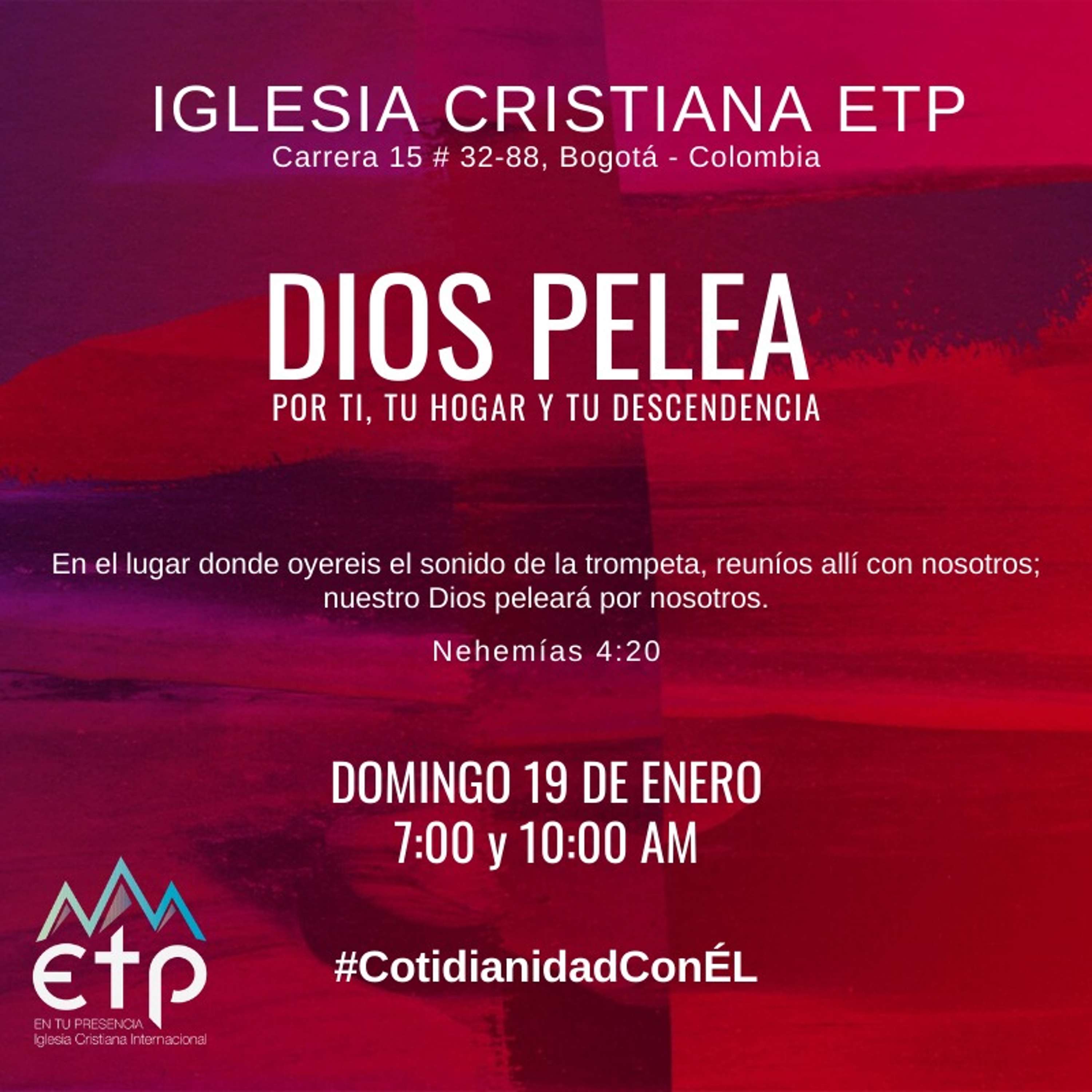 Charlas Pastores Luis Salas y Jeannette Noguera, Iglesia ETP