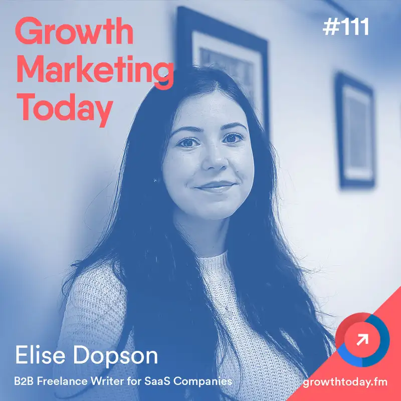 How To Get 6.5k Organic Monthly Visitors With Less than 25 Blog Posts with Elise Dopson (GMT111)