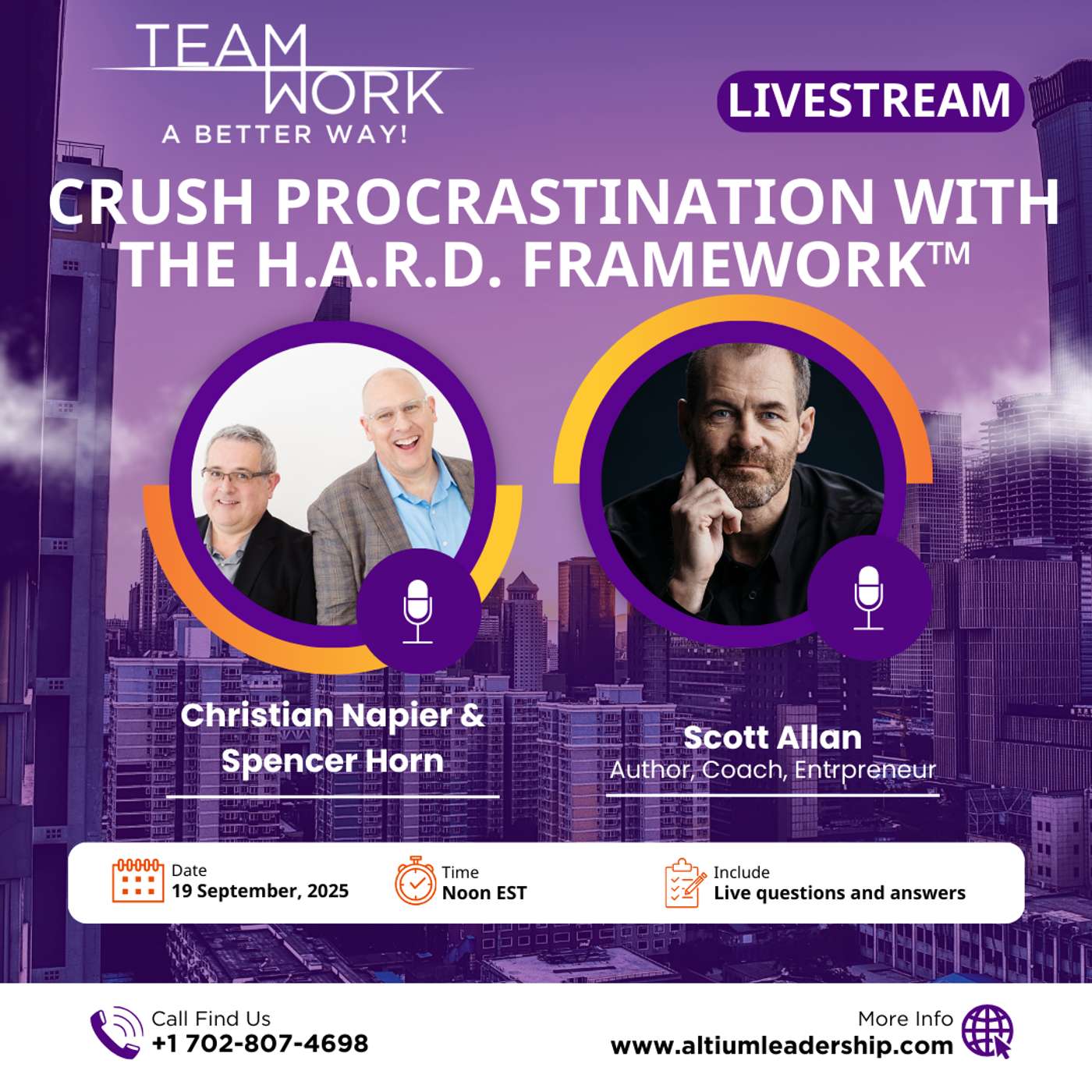 Crush Procrastination with the H.A.R.D. Framework™