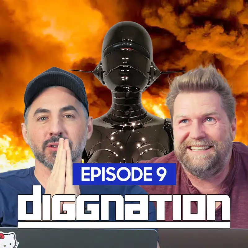 AI Sex Bots Are Here, Fires Reboot Kevin's Life, Wild NVIDIA Updates | E009 | Diggnation