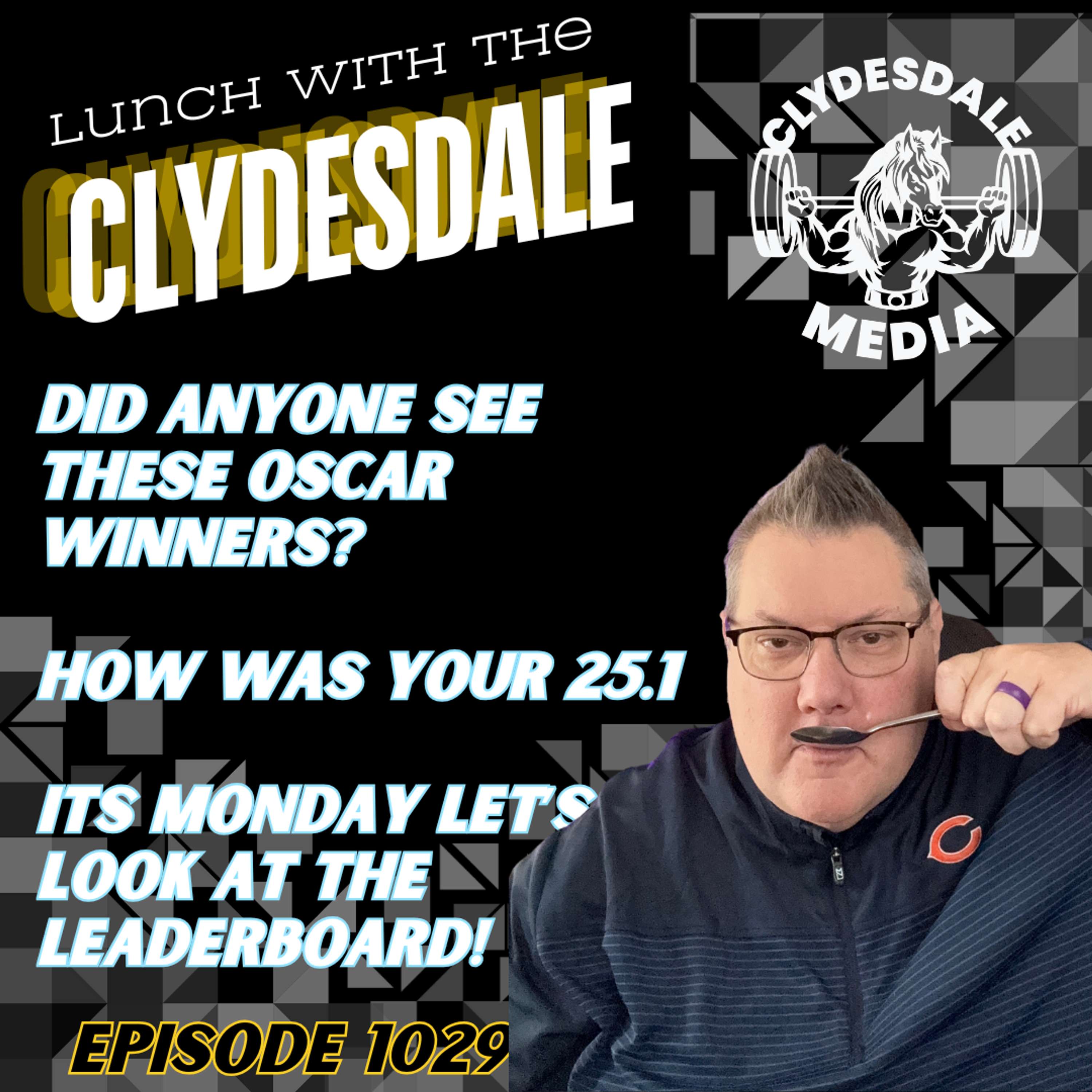 Lunch with the Clydesdale - Week 1 of the Open almost in the books