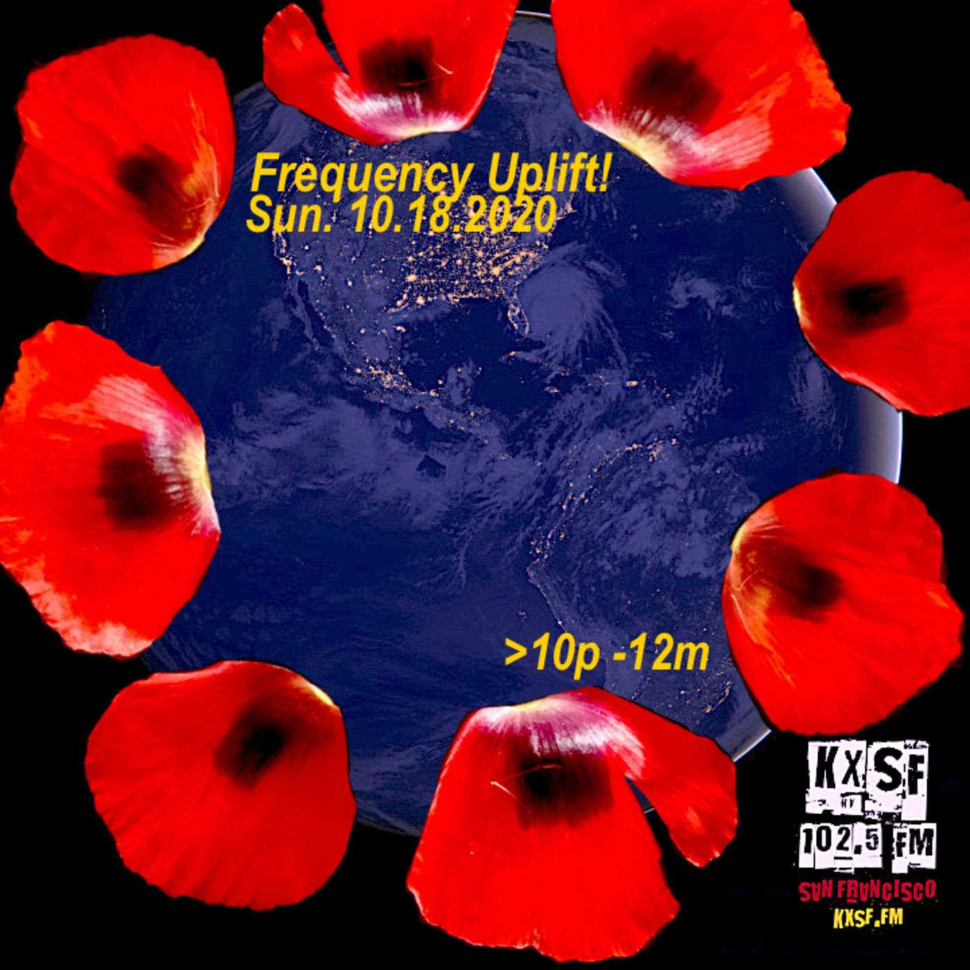 FREQUENCY UPLIFT !   SUN. 10.18.2020, flowers from afar episode artwork