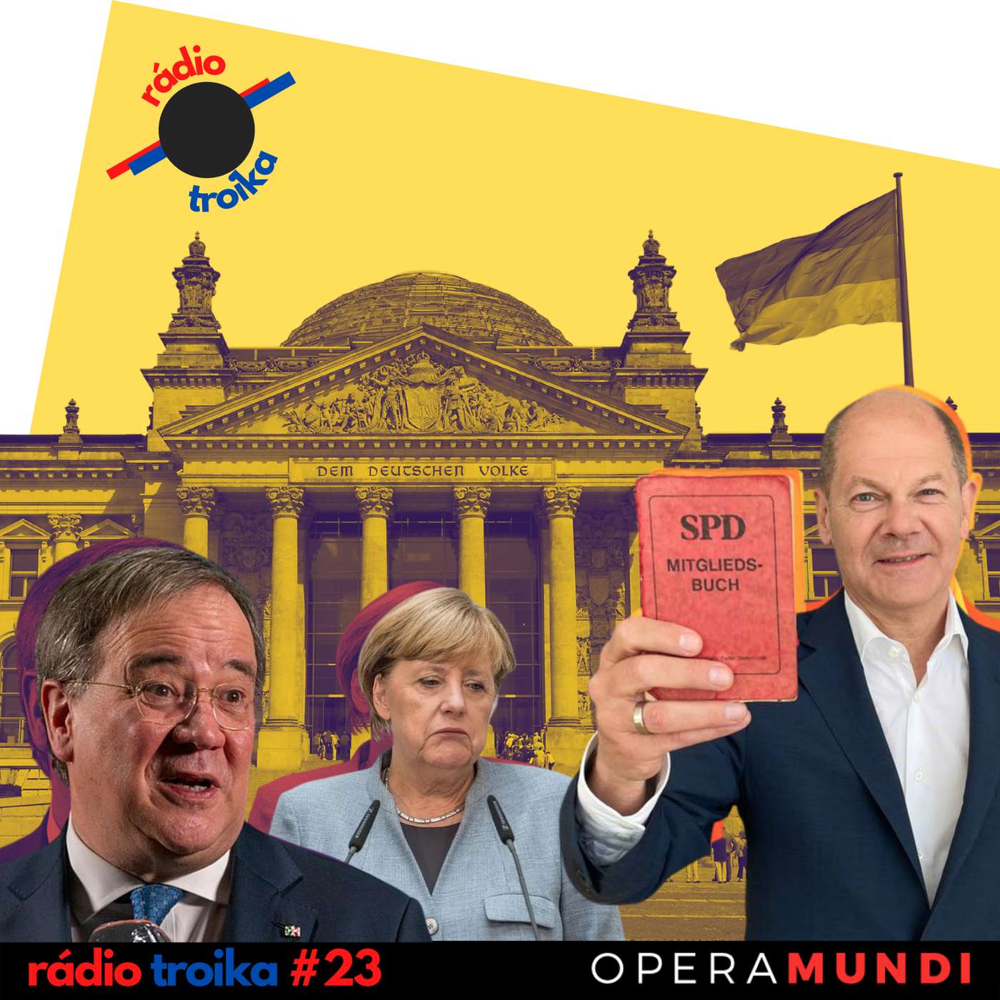#23 - A volta dos que não foram: SPD sai na frente na disputa pelo poder na Alemanha episode artwork
